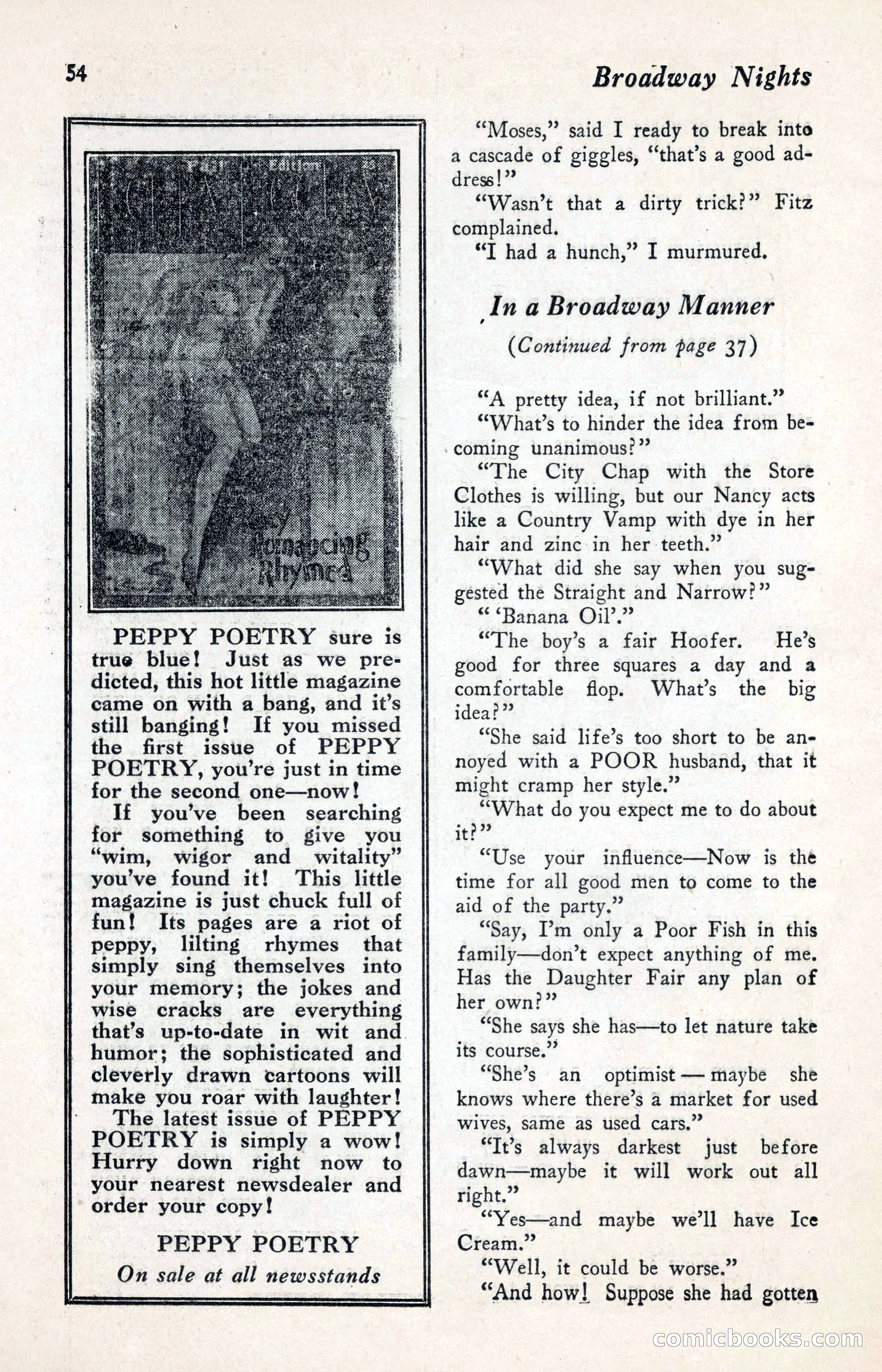 Broadway Nights, November 1929 — page 54 of 68