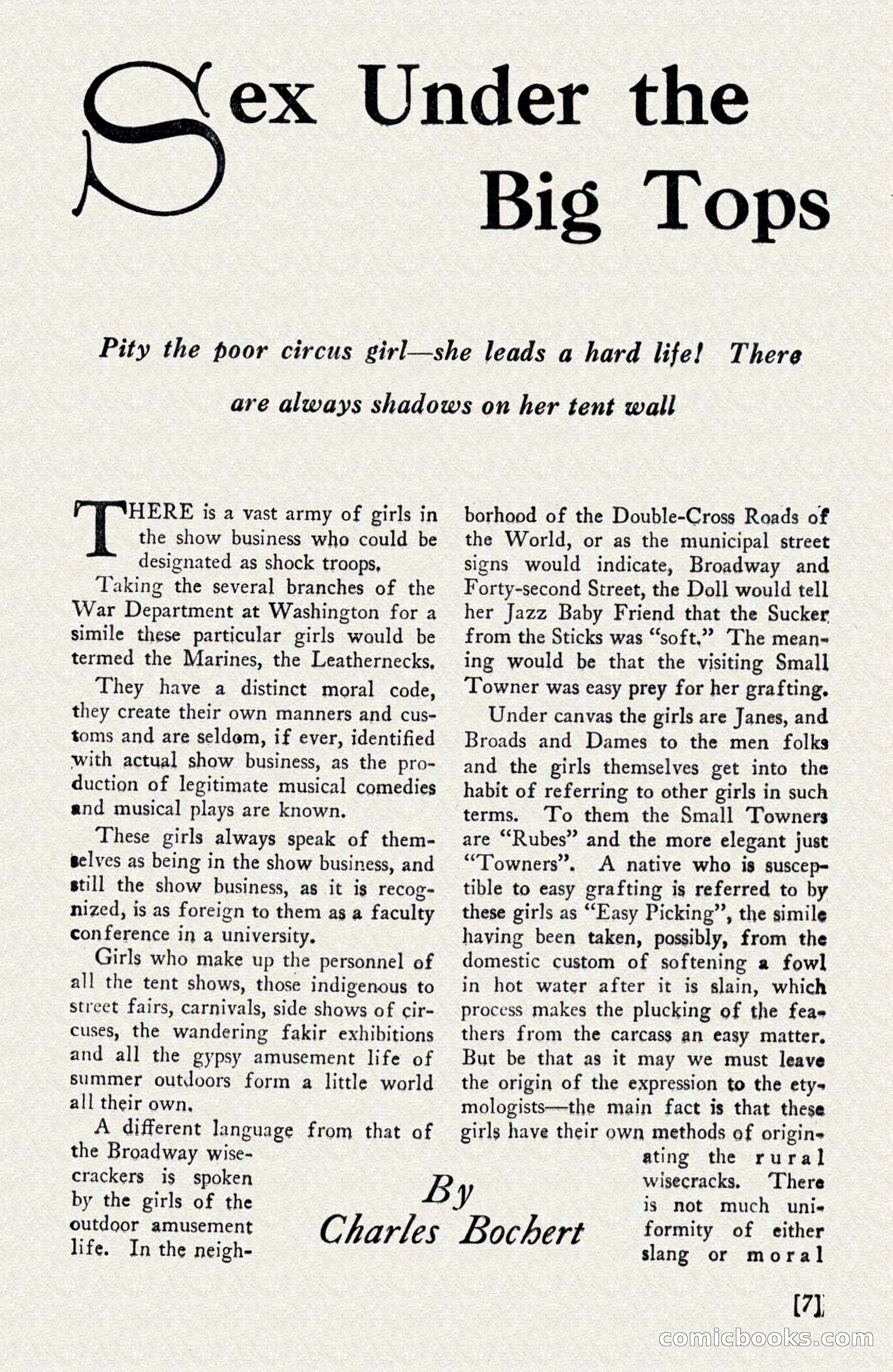 Broadway Nights, August 1929 — page 7 of 64