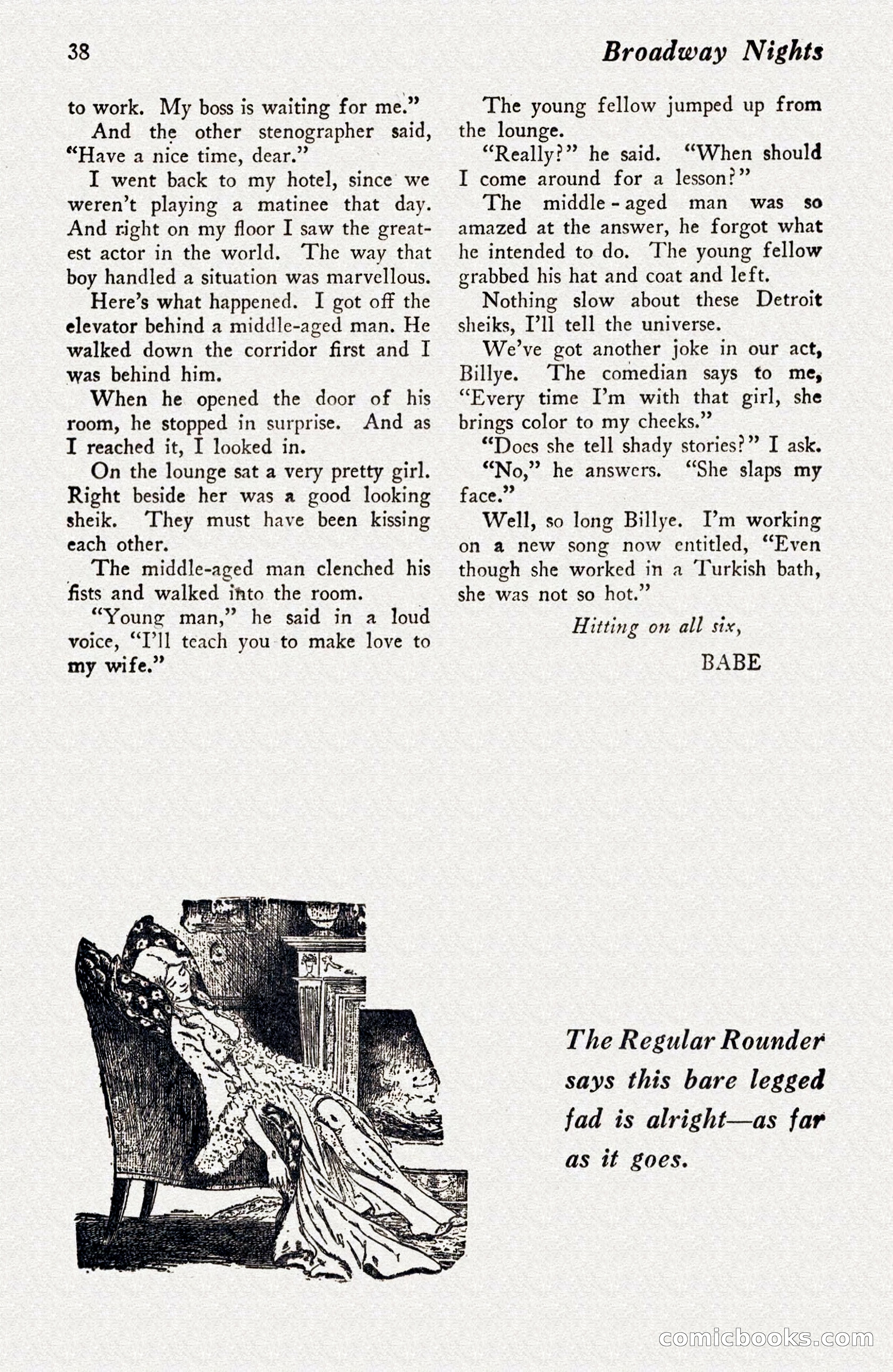 Broadway Nights, August 1929 — page 35 of 64