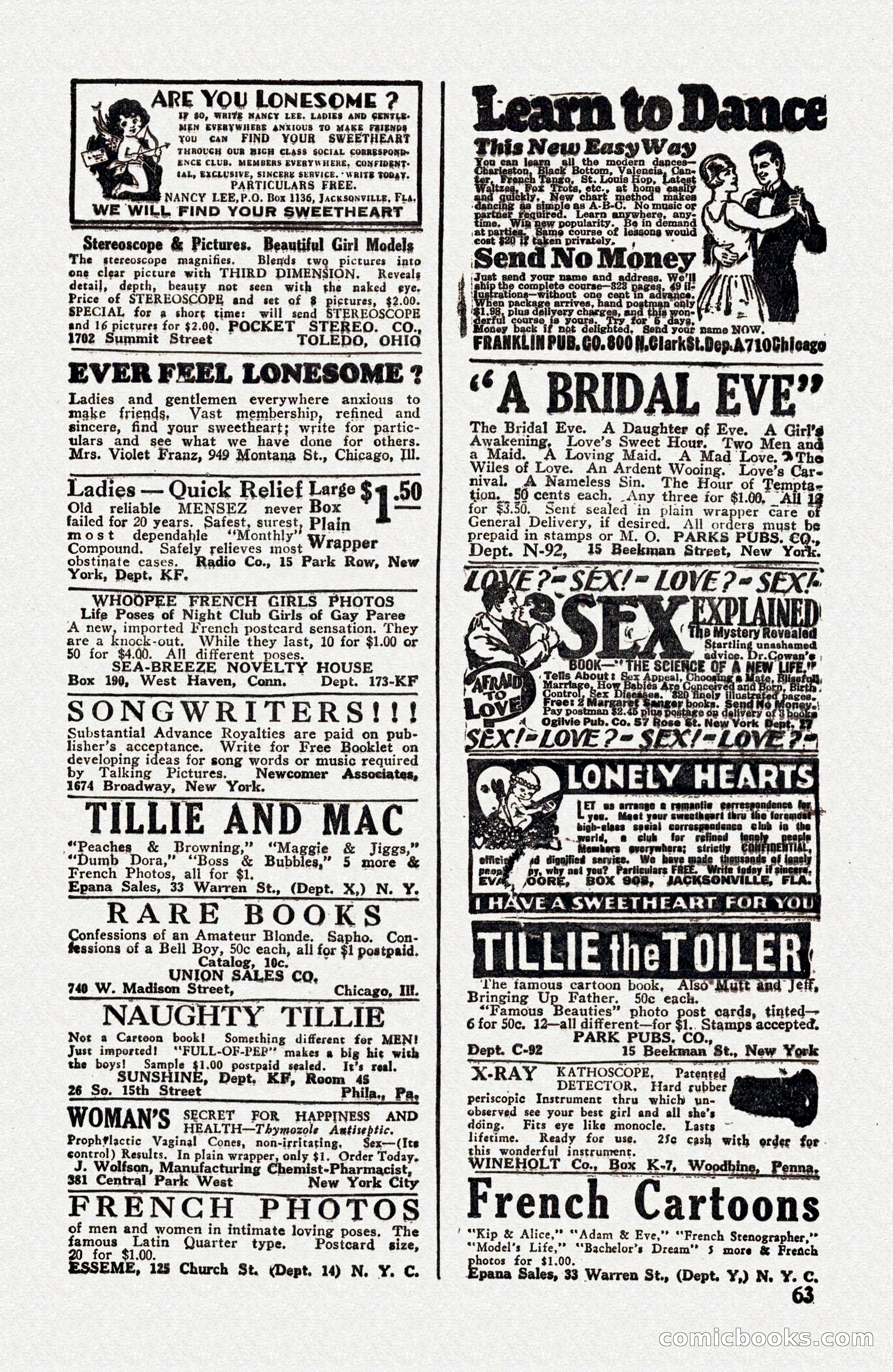 Broadway Nights, August 1929 — page 58 of 64