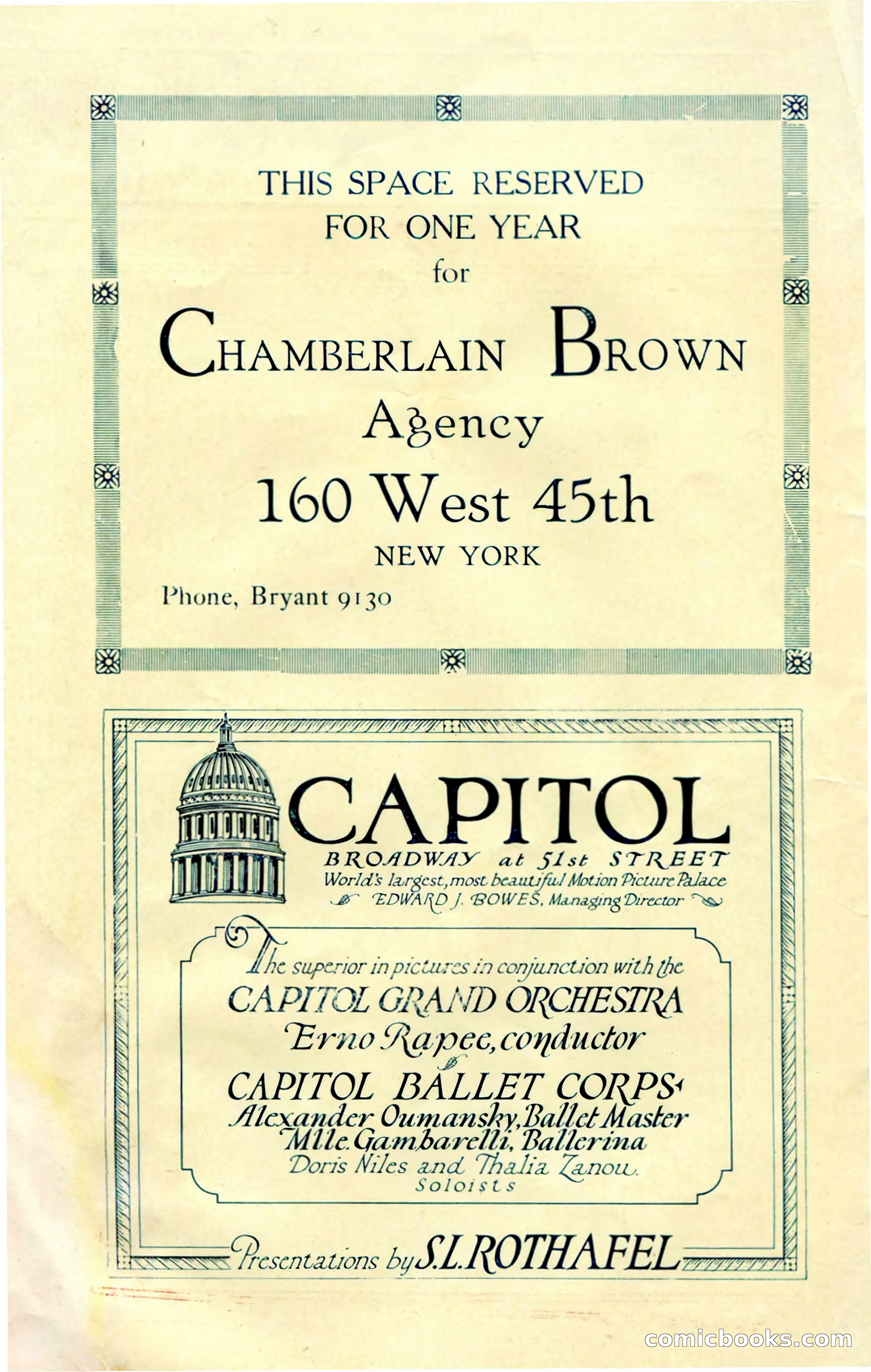 Broadway Brevities, November 1922 — page 2 of 52