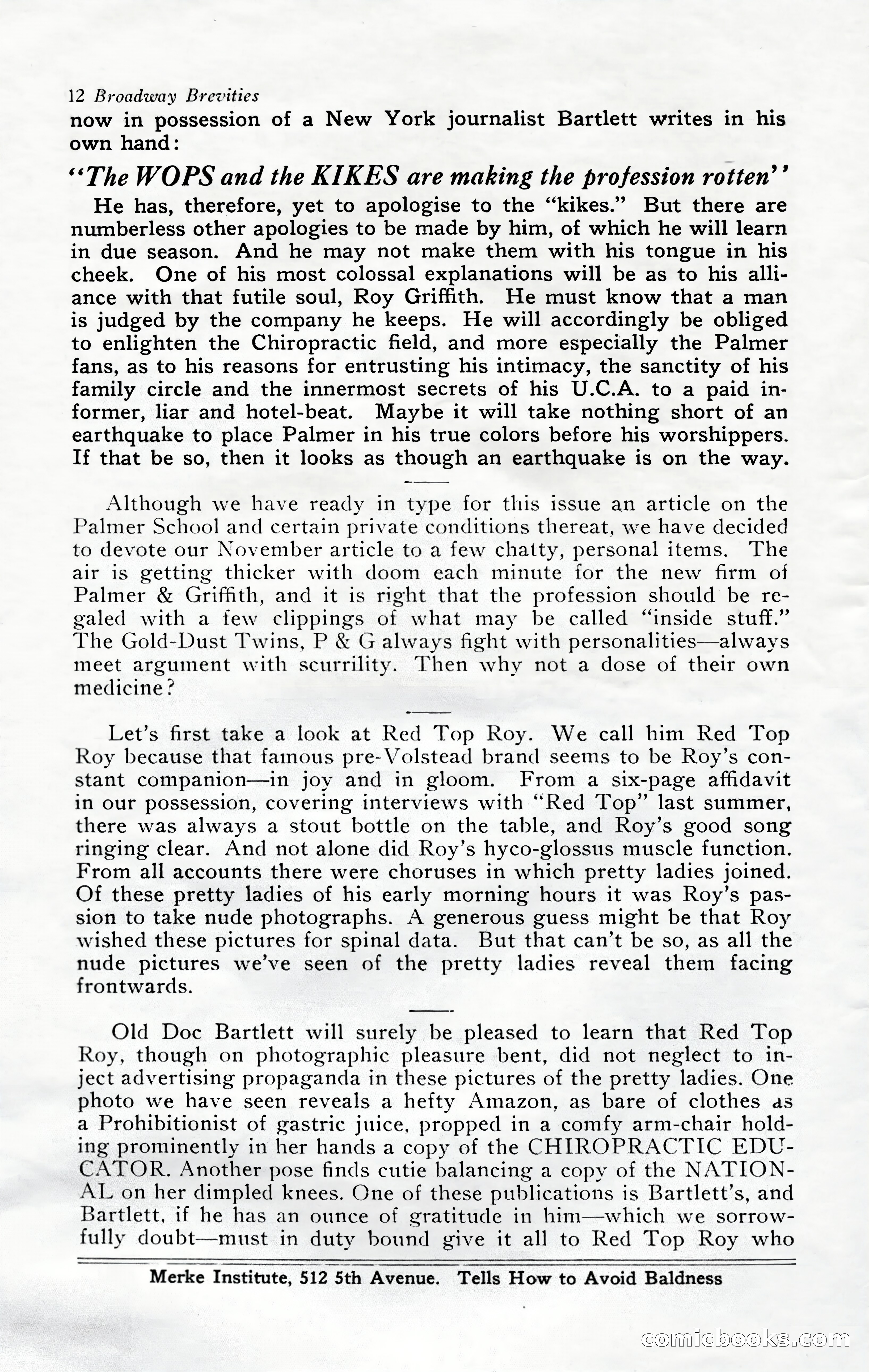 Broadway Brevities, November 1922 — page 14 of 52