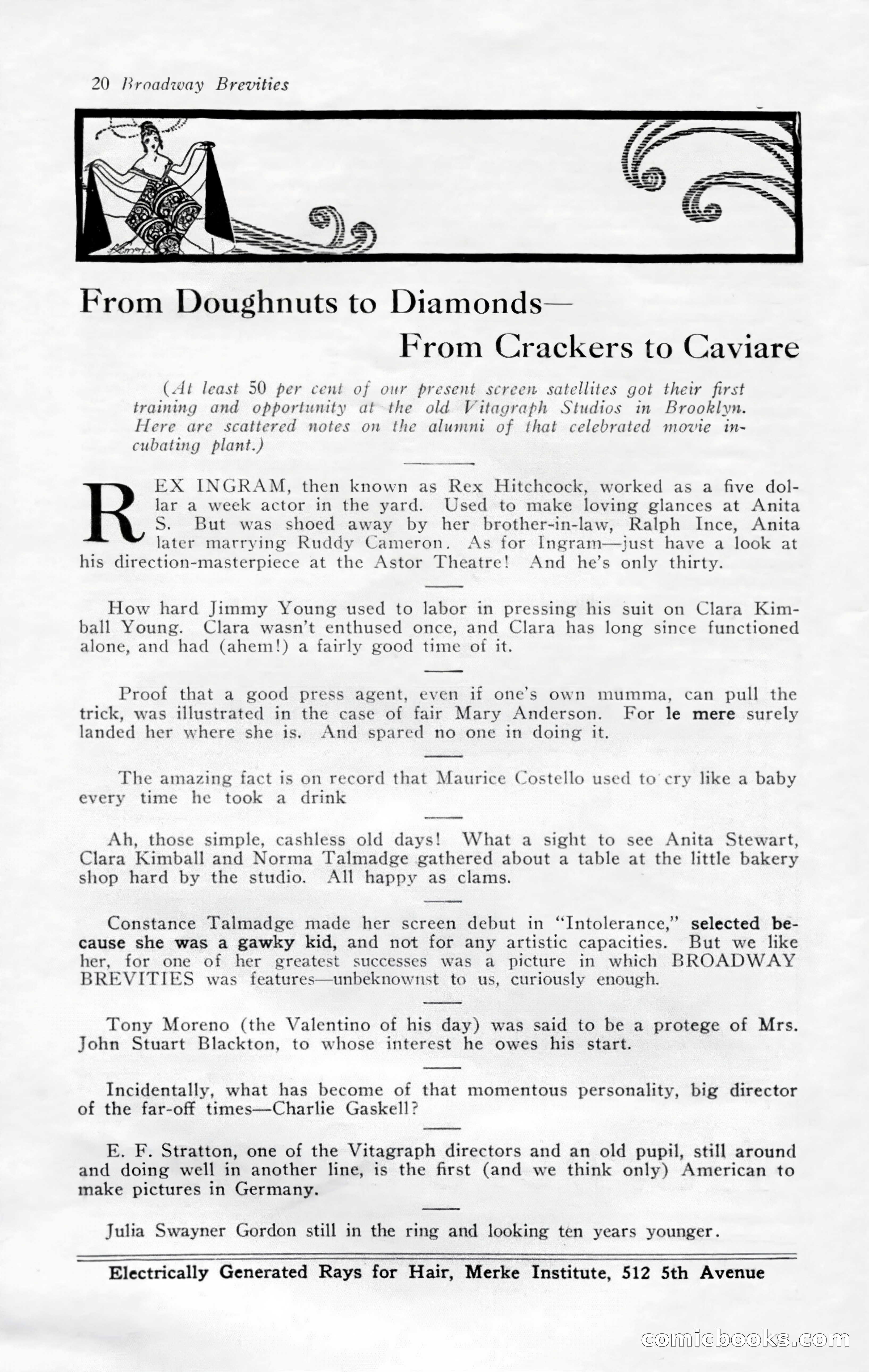 Broadway Brevities, November 1922 — page 22 of 52