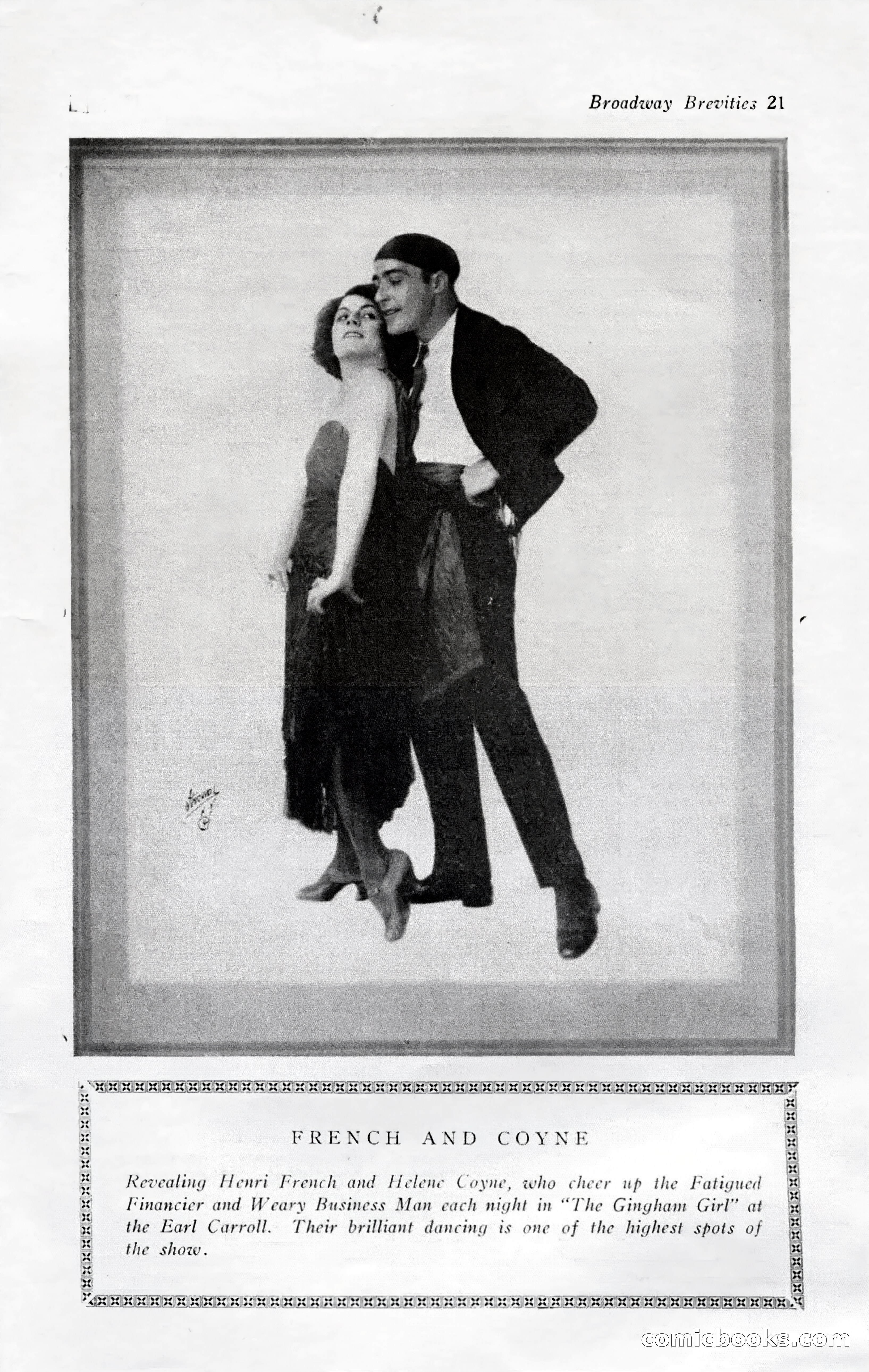 Broadway Brevities, November 1922 — page 23 of 52