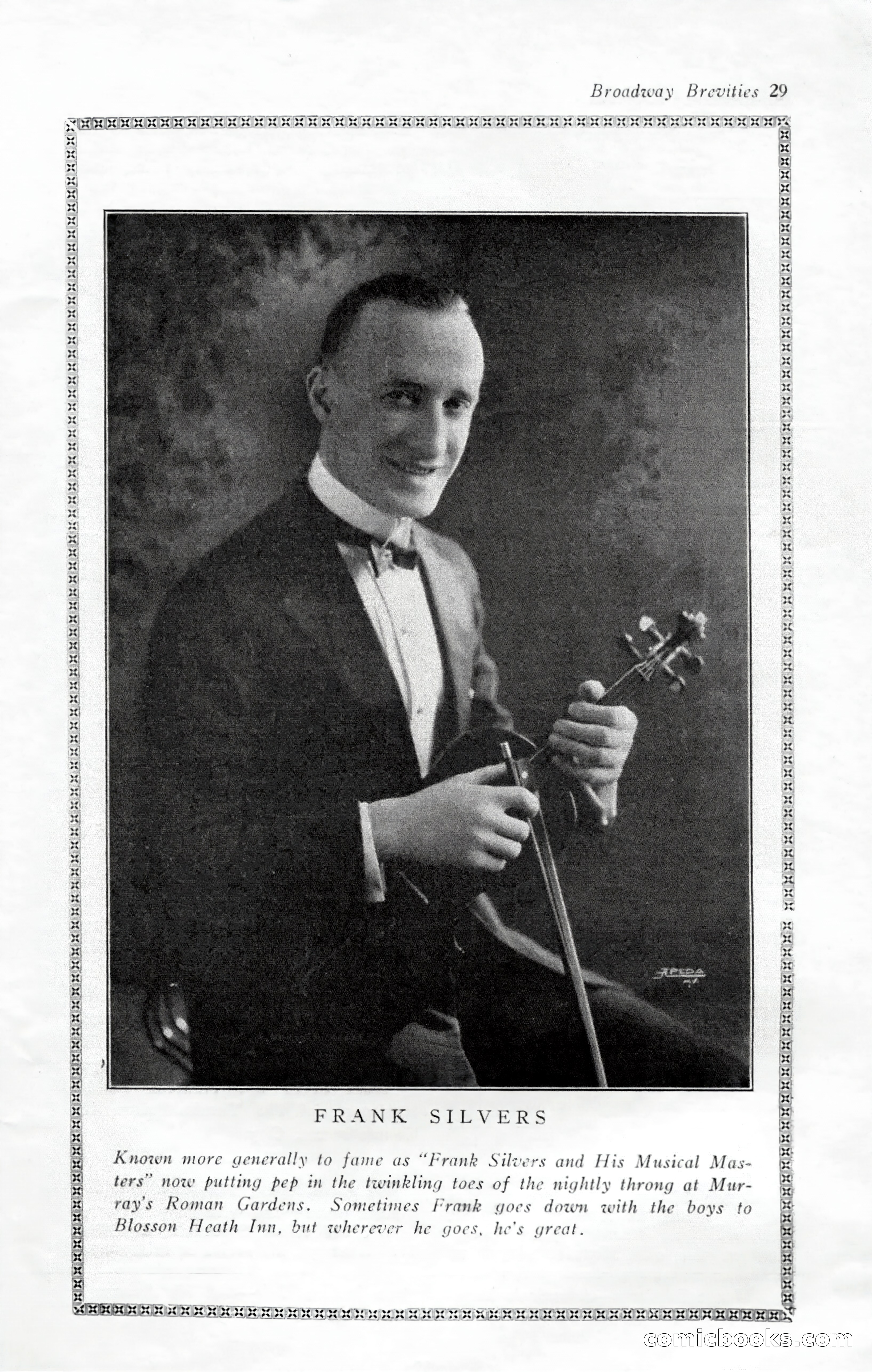 Broadway Brevities, November 1922 — page 31 of 52