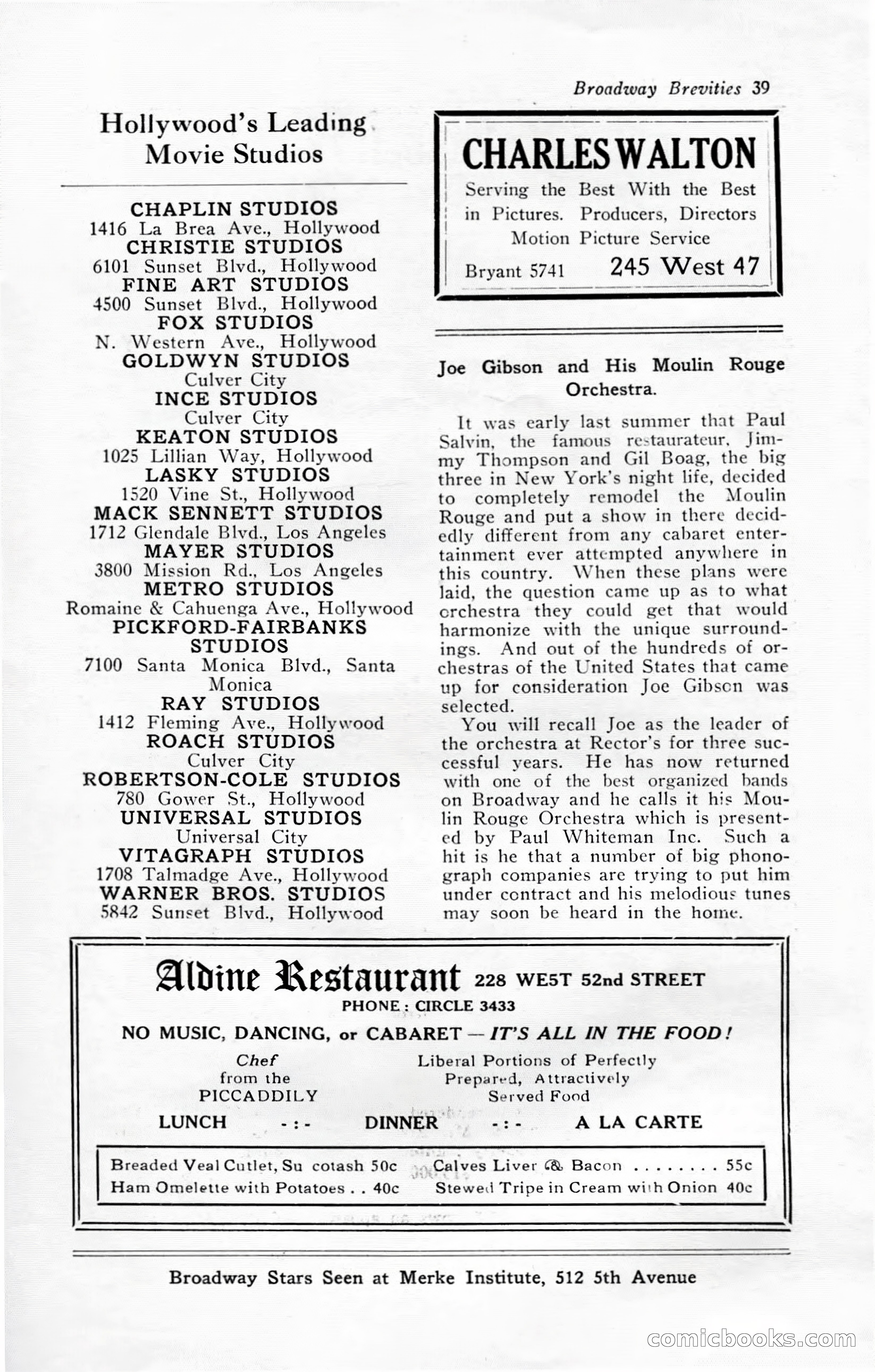 Broadway Brevities, November 1922 — page 41 of 52