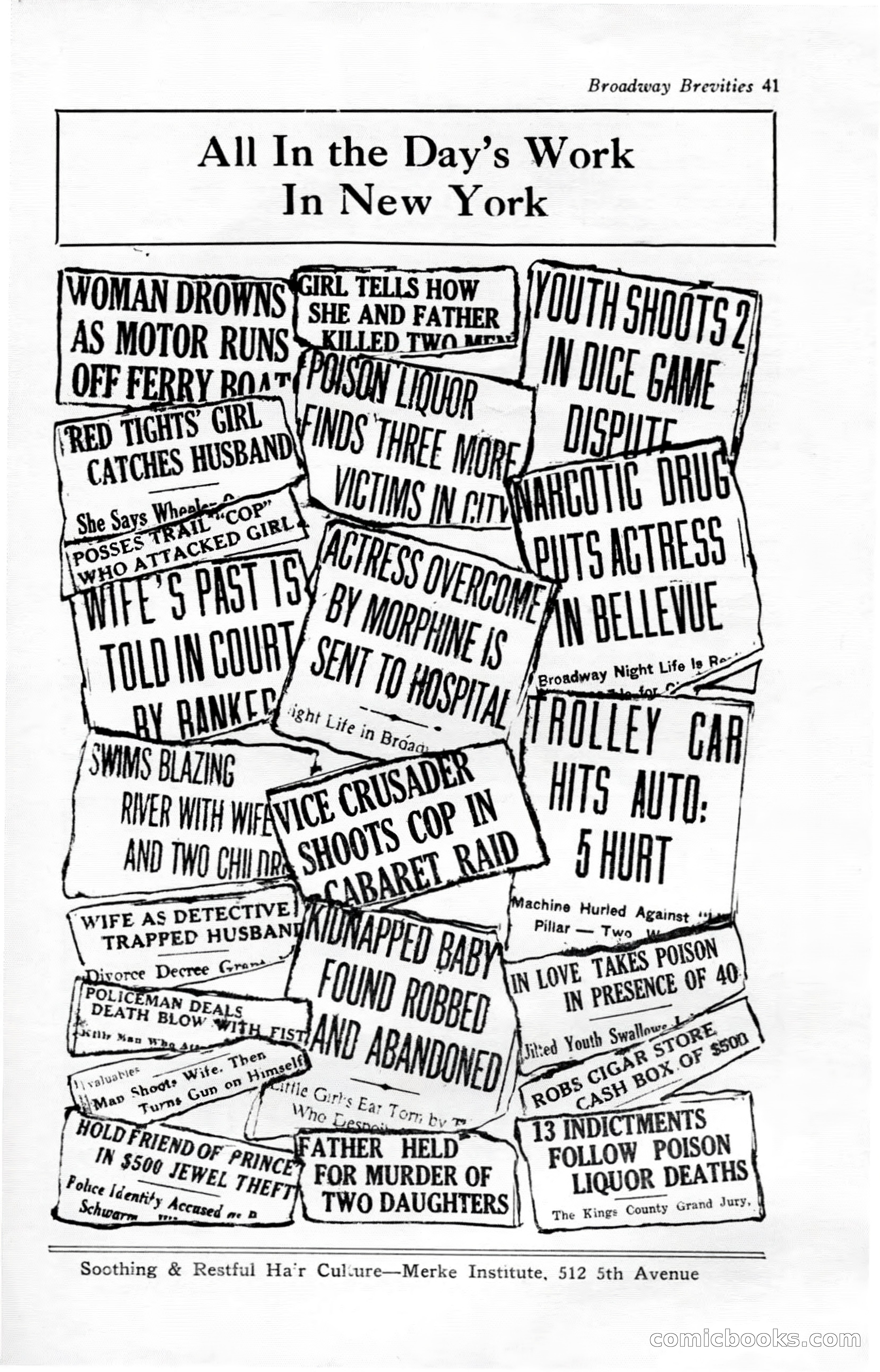 Broadway Brevities, November 1922 — page 43 of 52