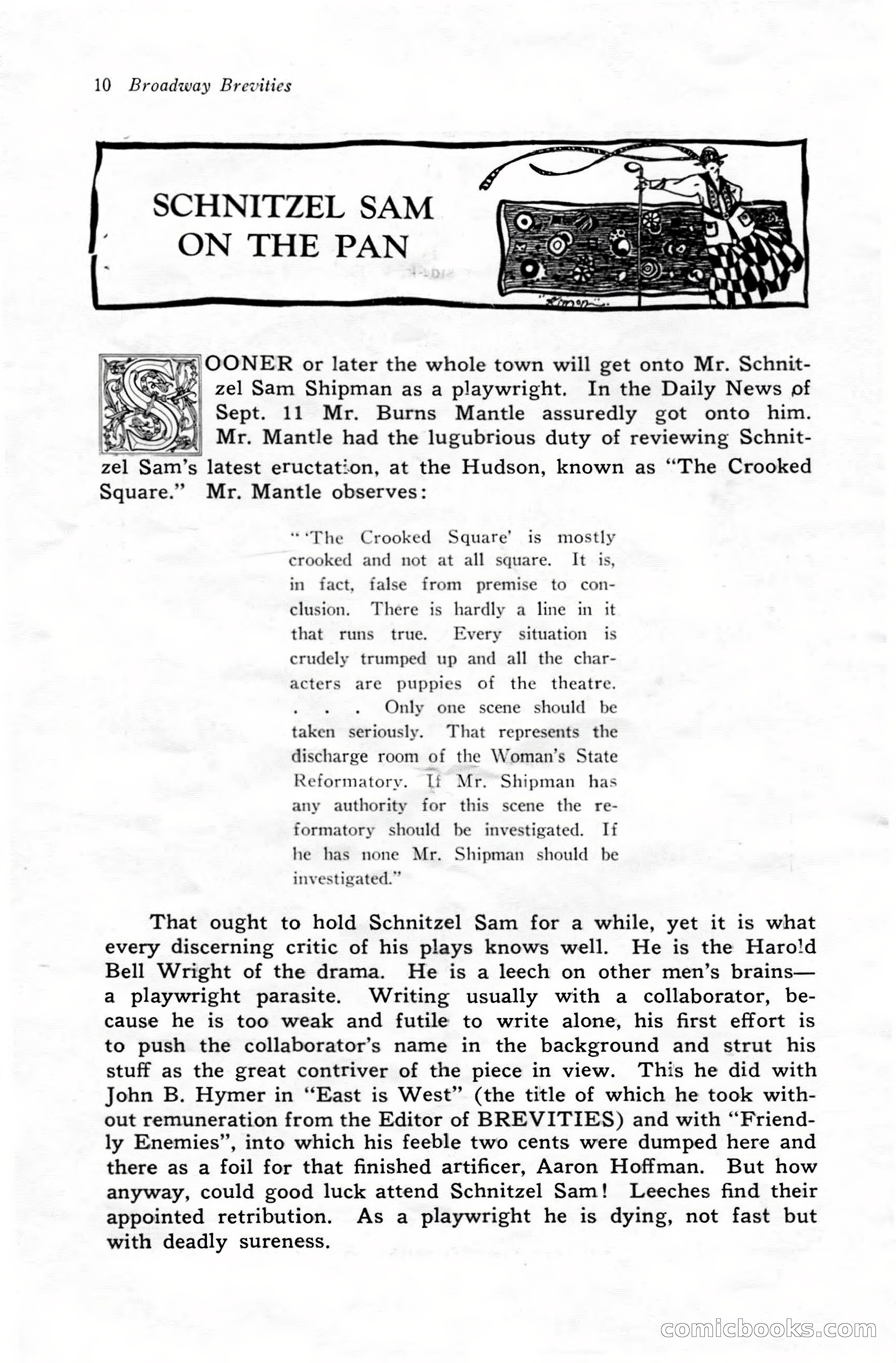 Broadway Brevities & Society Gossip — page 12 of 52