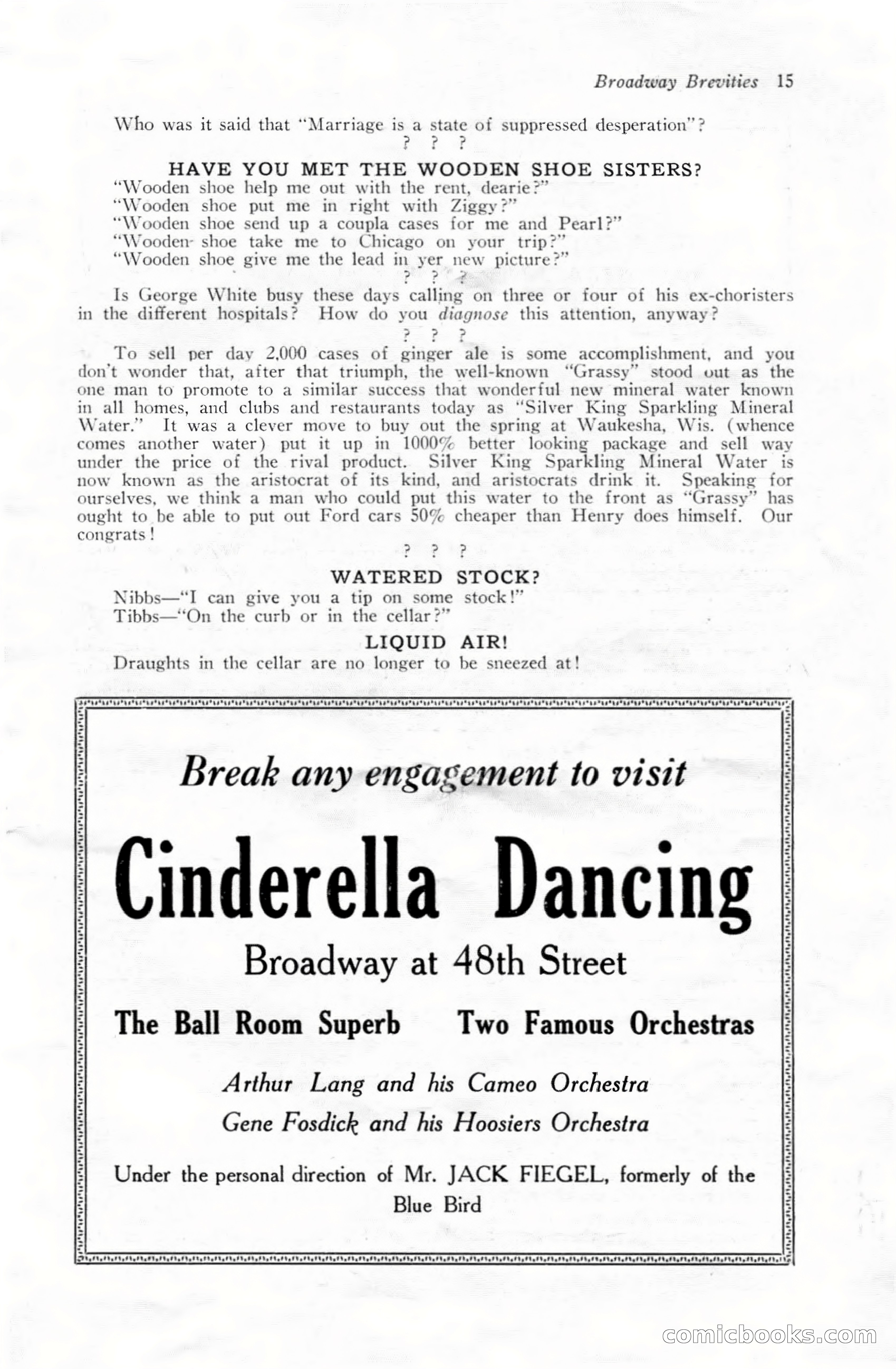 Broadway Brevities & Society Gossip — page 17 of 52