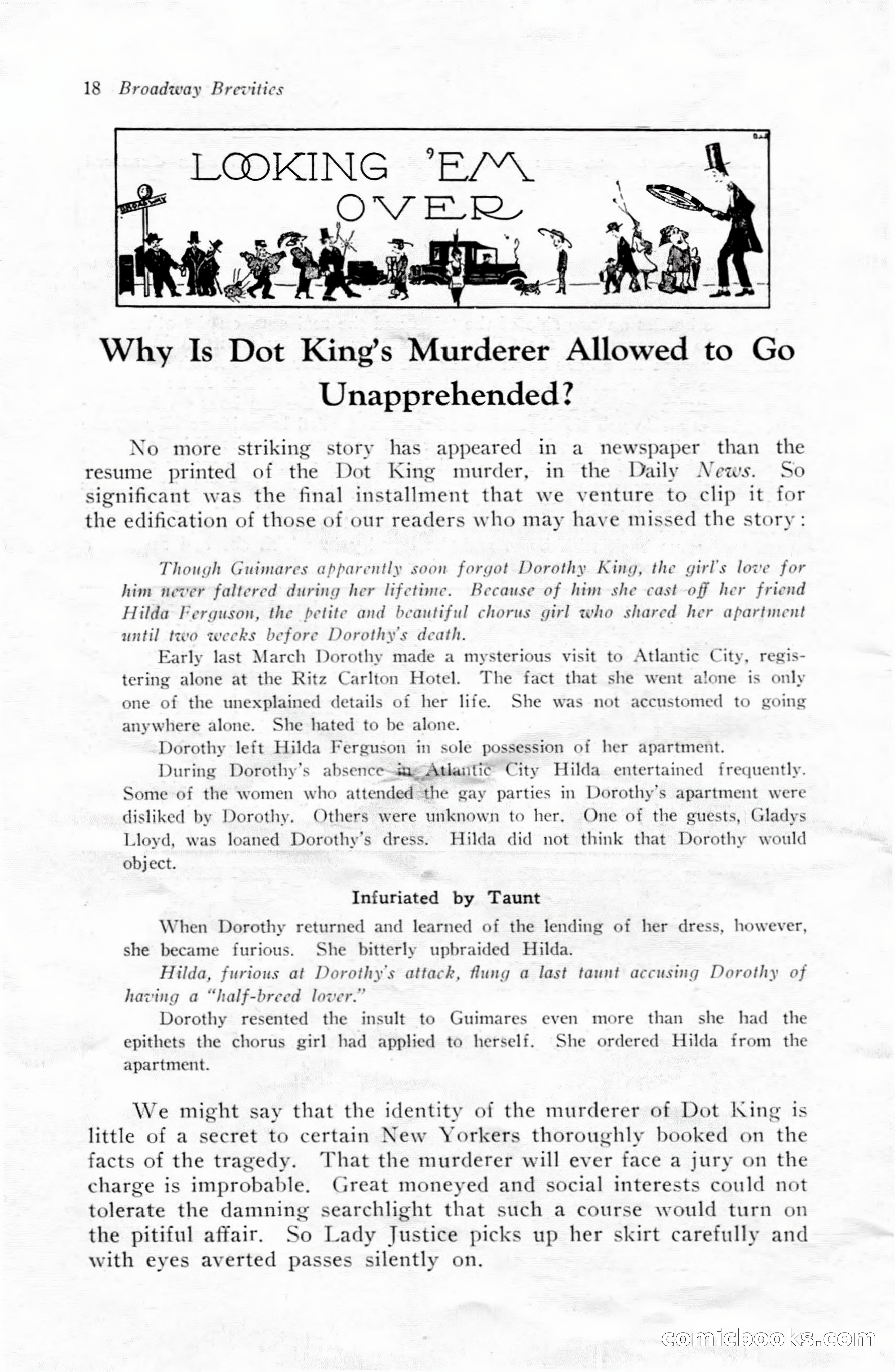 Broadway Brevities & Society Gossip — page 20 of 52