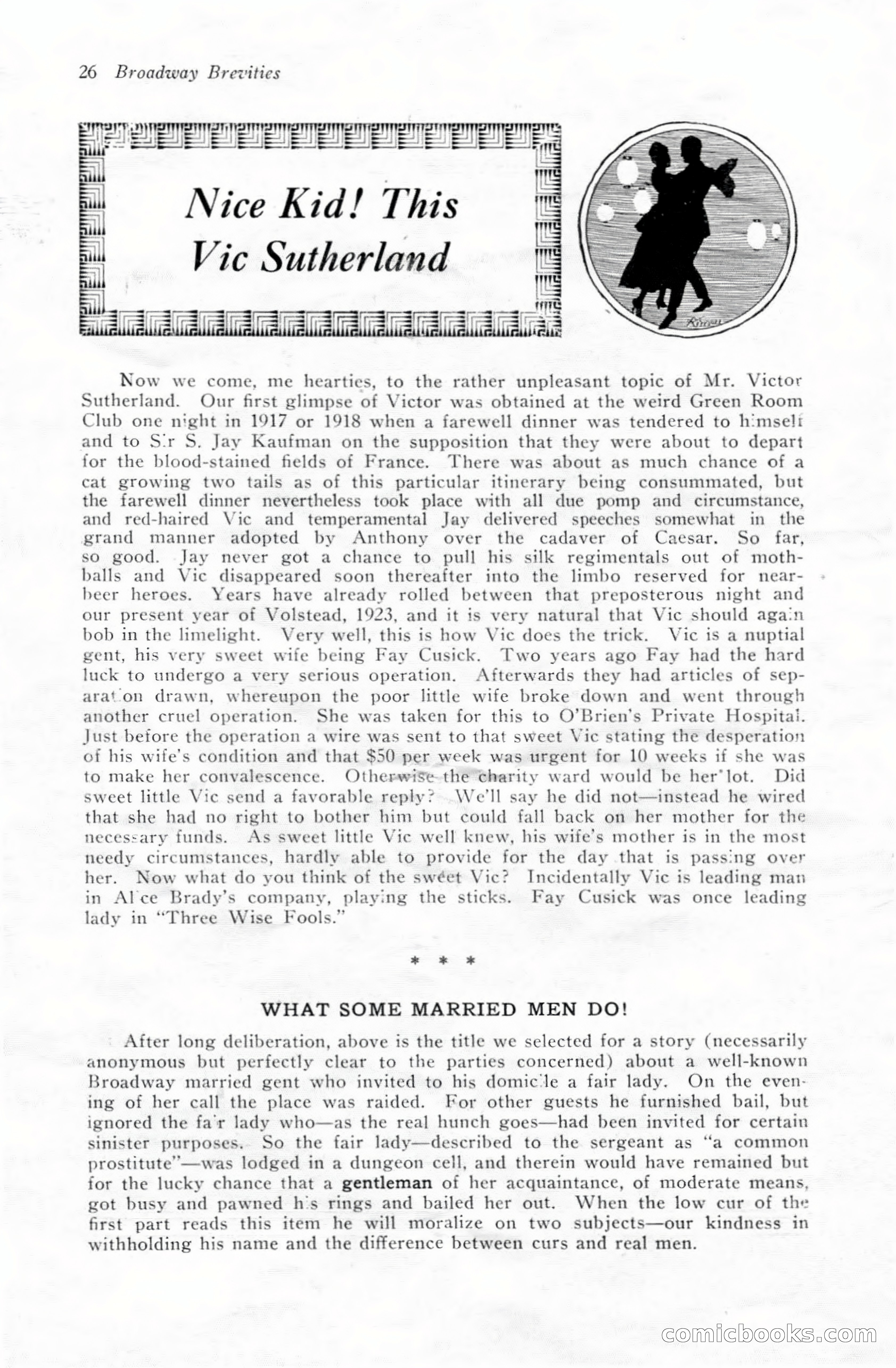 Broadway Brevities & Society Gossip — page 28 of 52