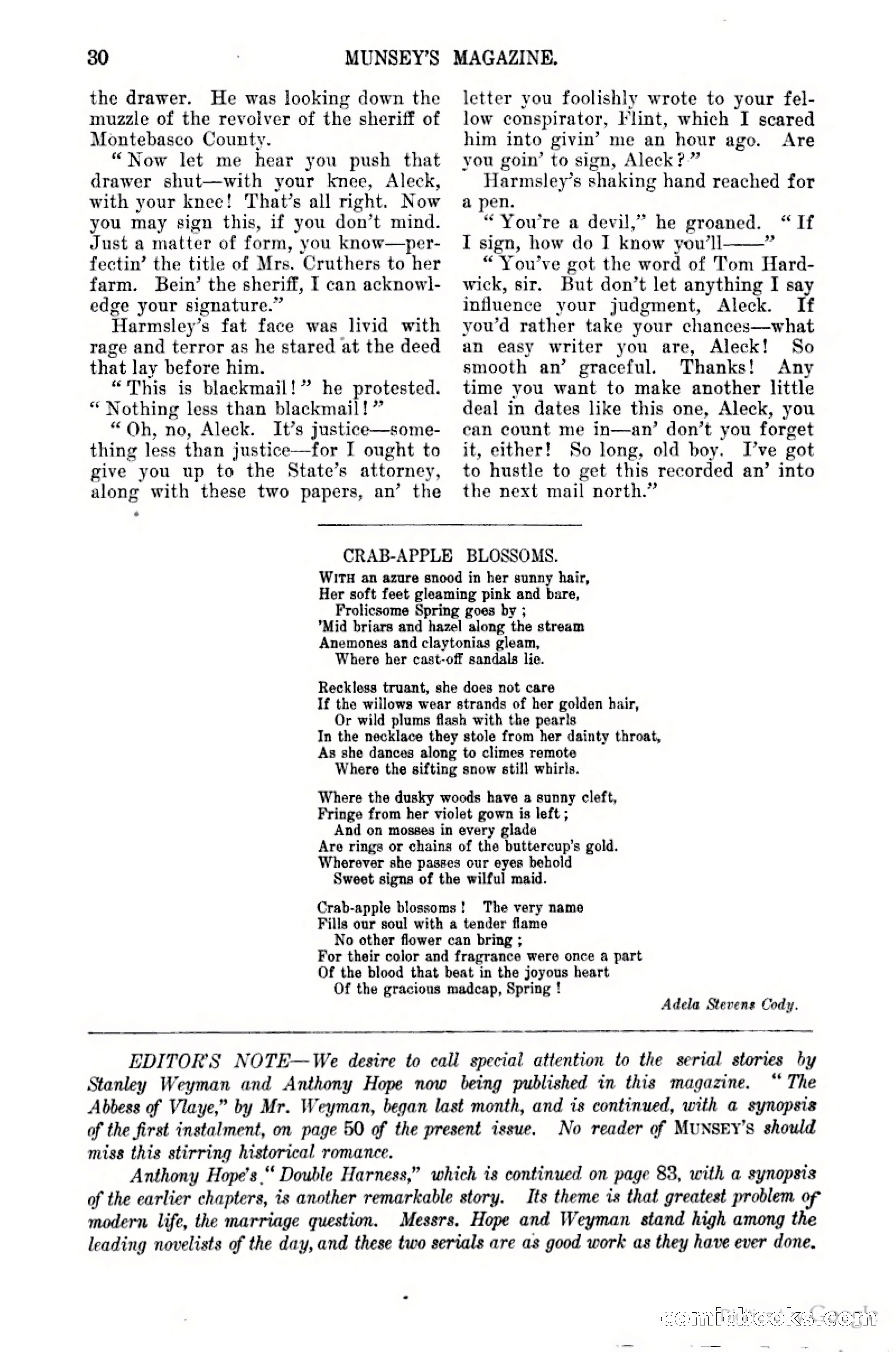 Munsey's Magazine Cover — page 34 of 400
