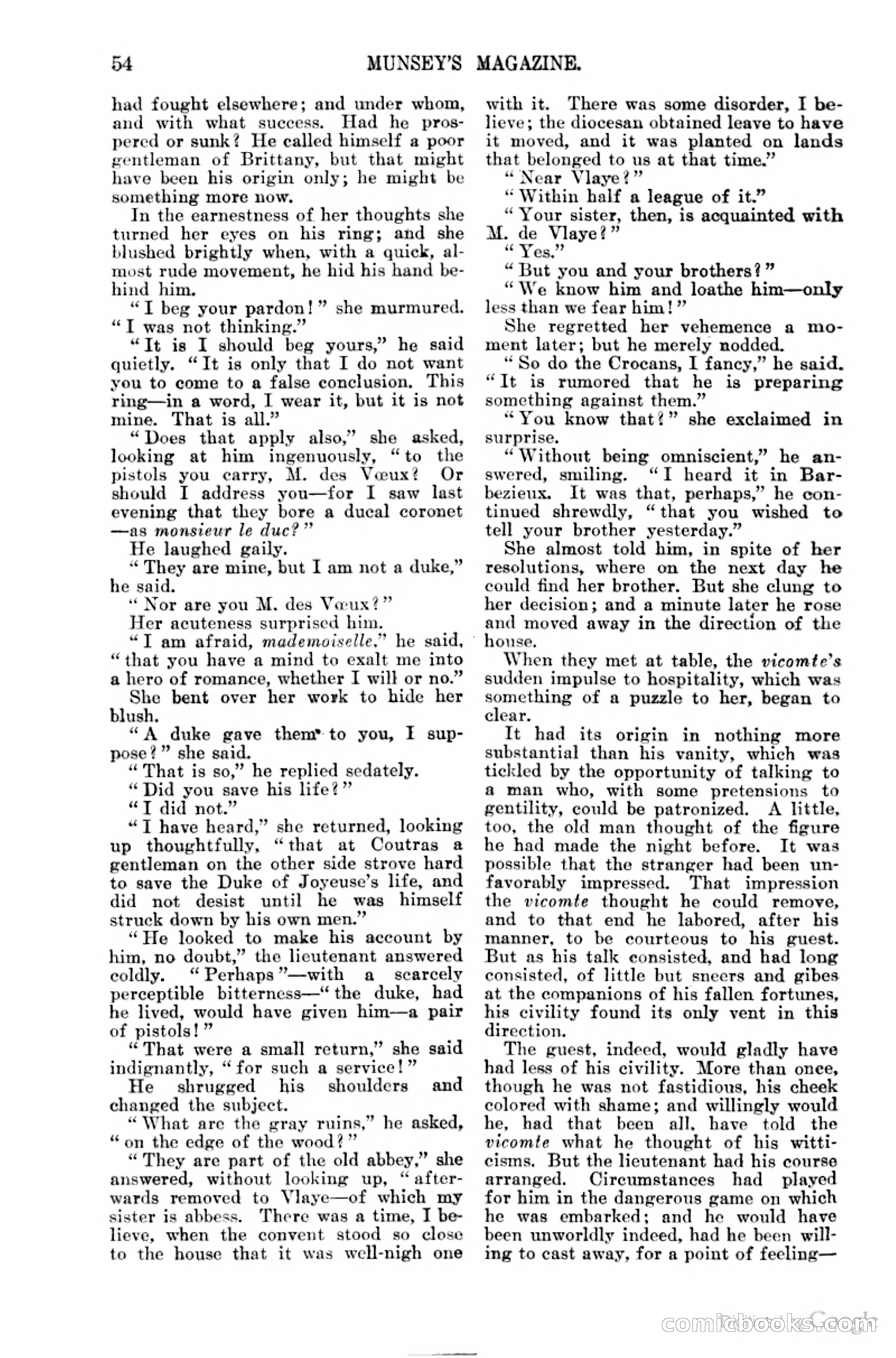 Munsey's Magazine Cover — page 58 of 400