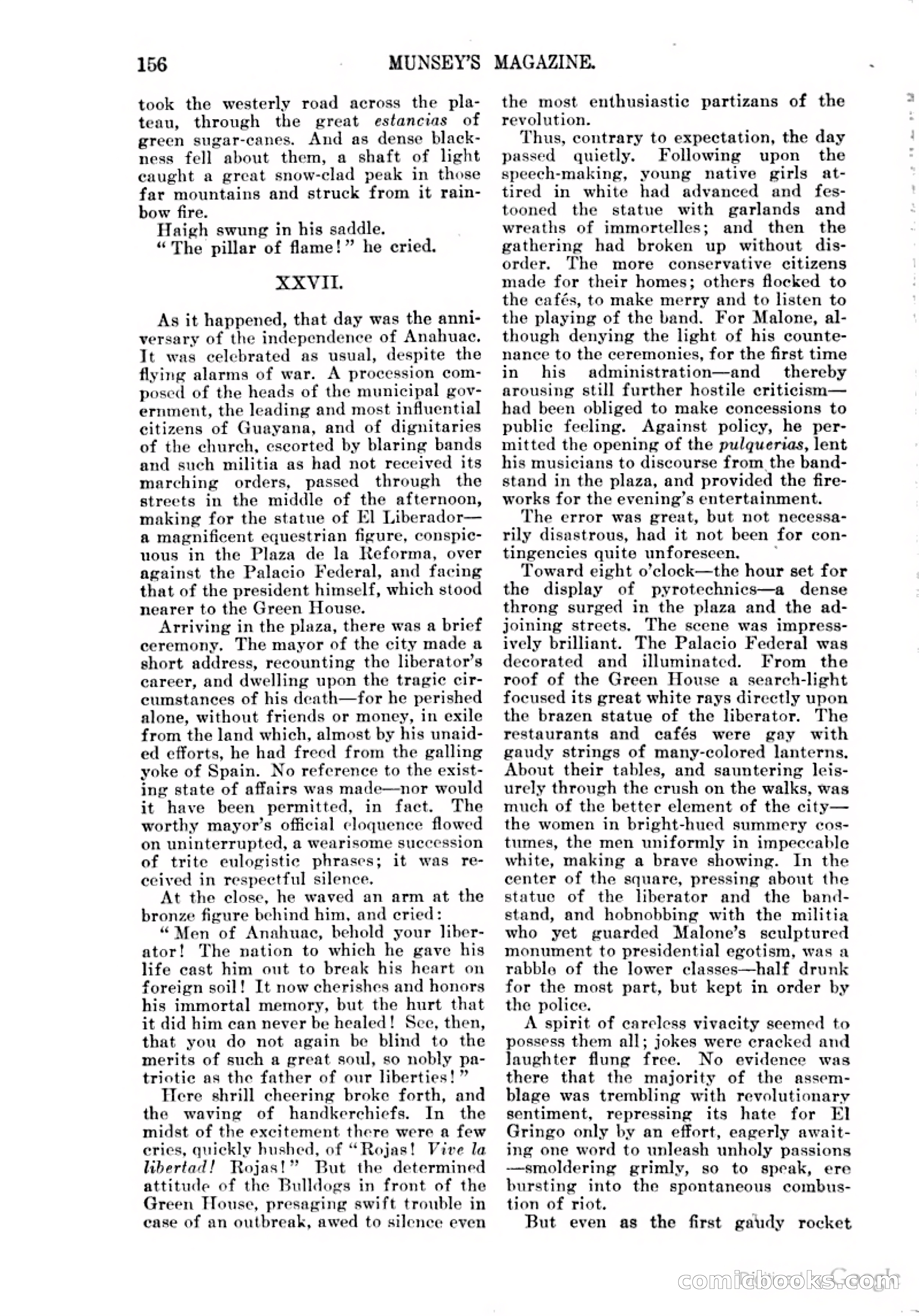 Munsey's Magazine Cover — page 160 of 400