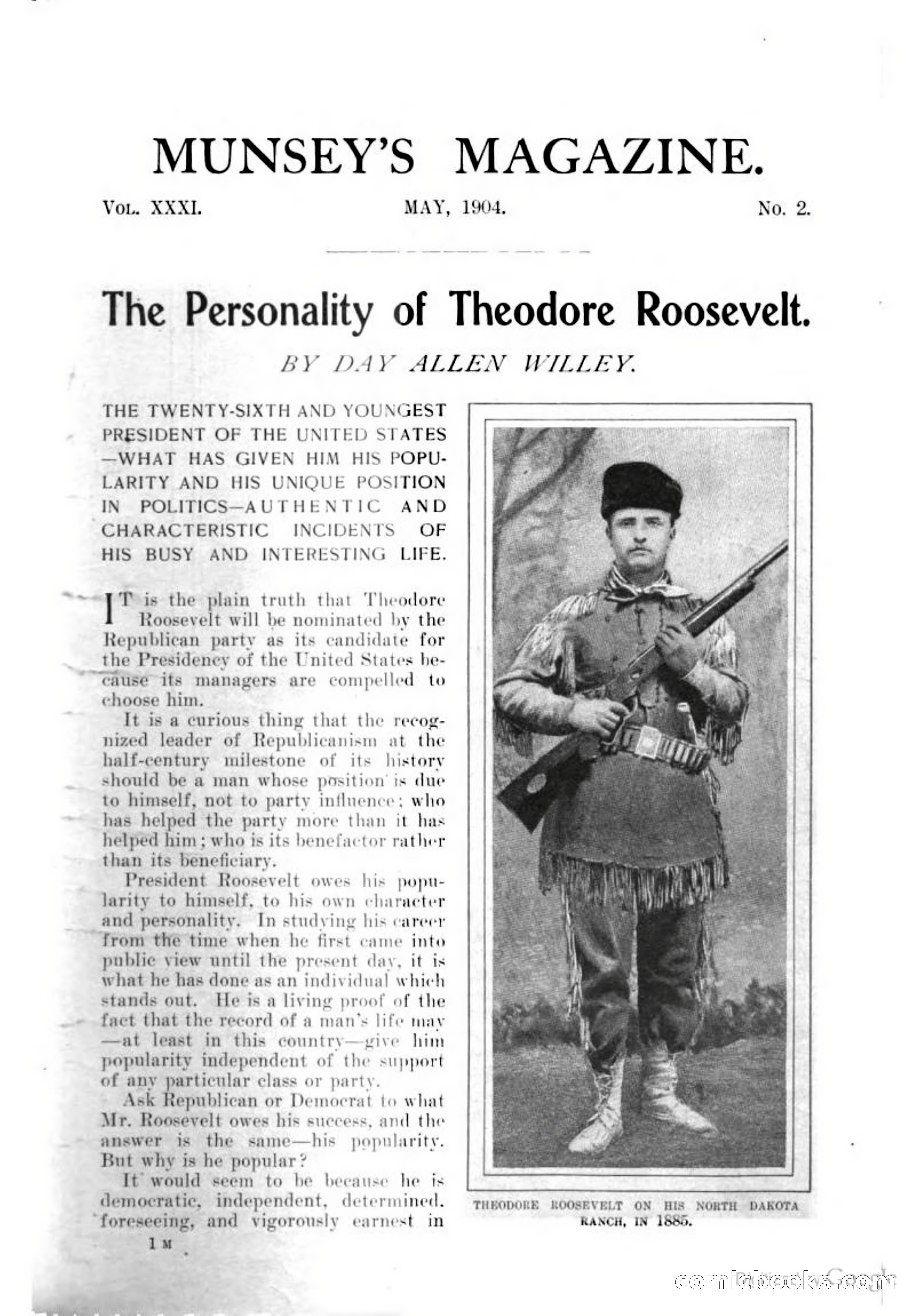 Munsey's Magazine Cover — page 165 of 400