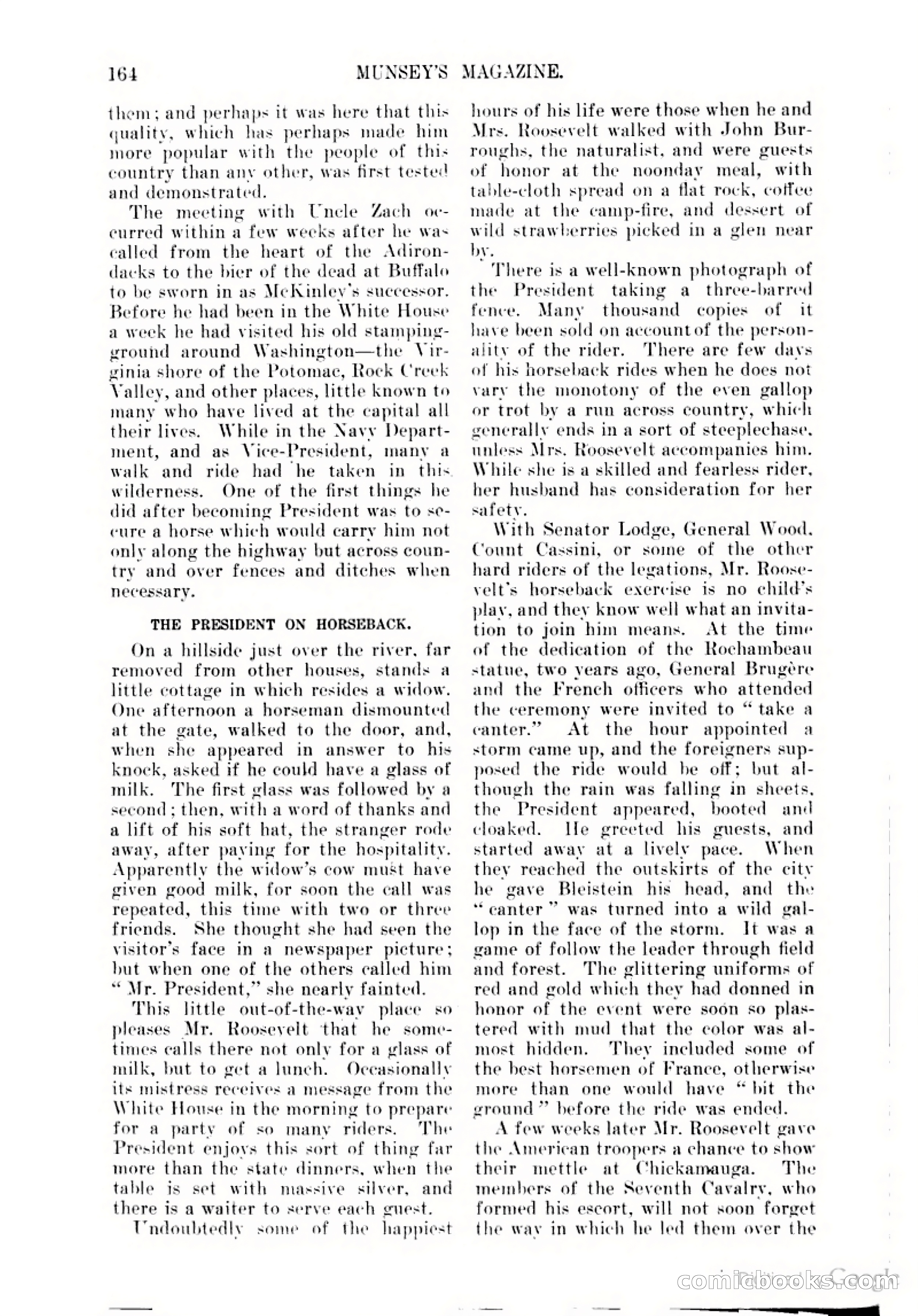 Munsey's Magazine Cover — page 168 of 400