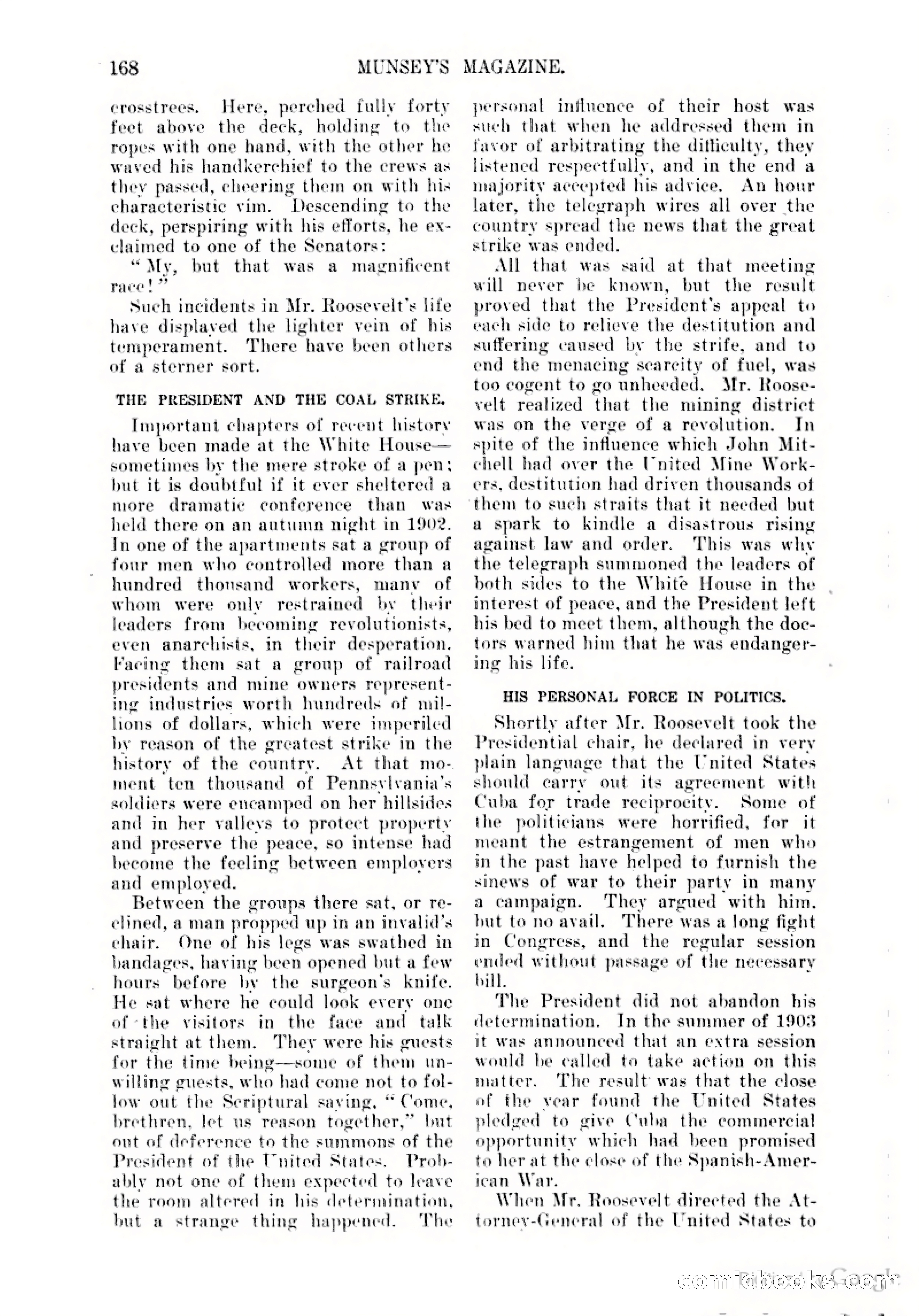 Munsey's Magazine Cover — page 172 of 400