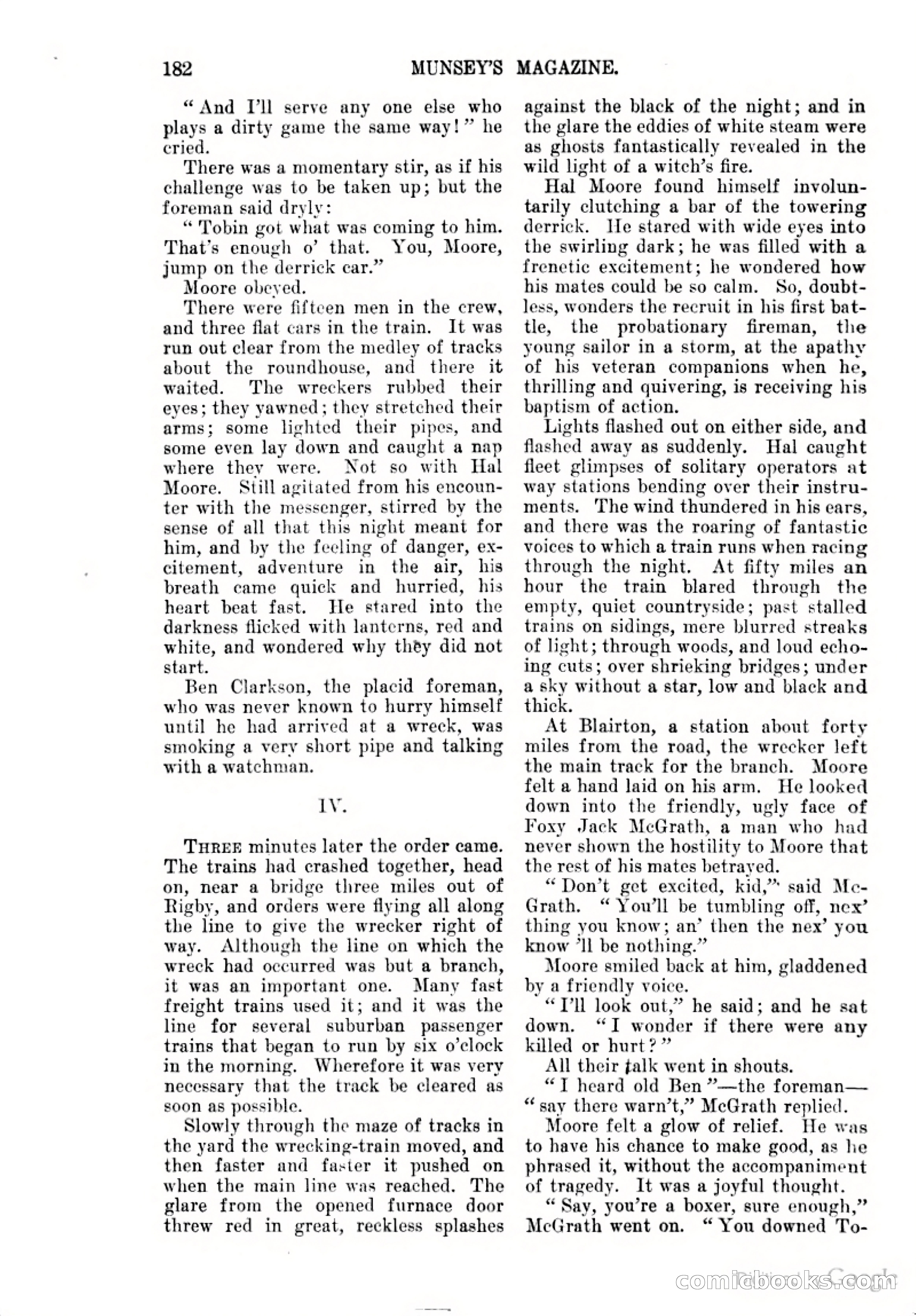 Munsey's Magazine Cover — page 186 of 400