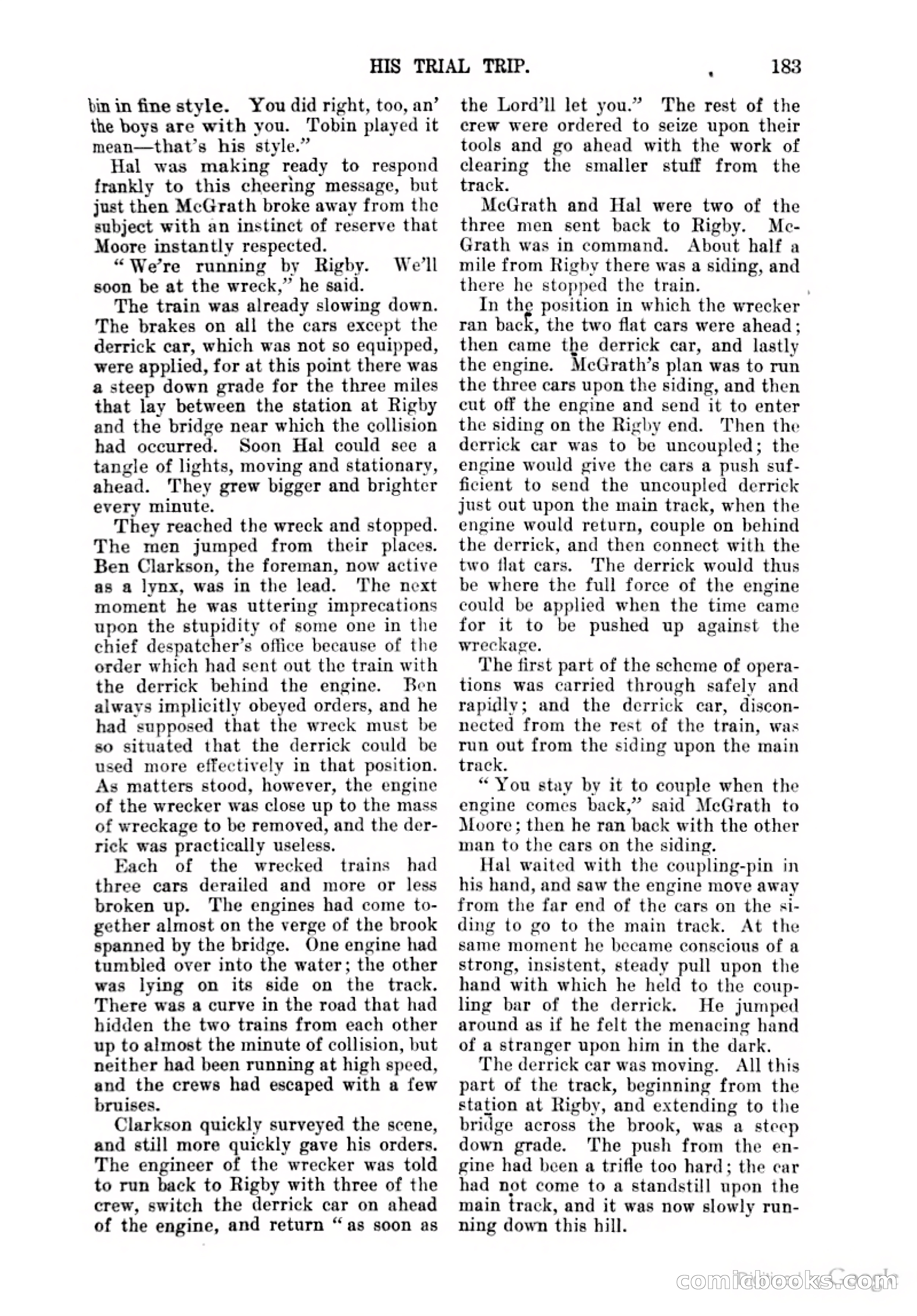 Munsey's Magazine Cover — page 187 of 400