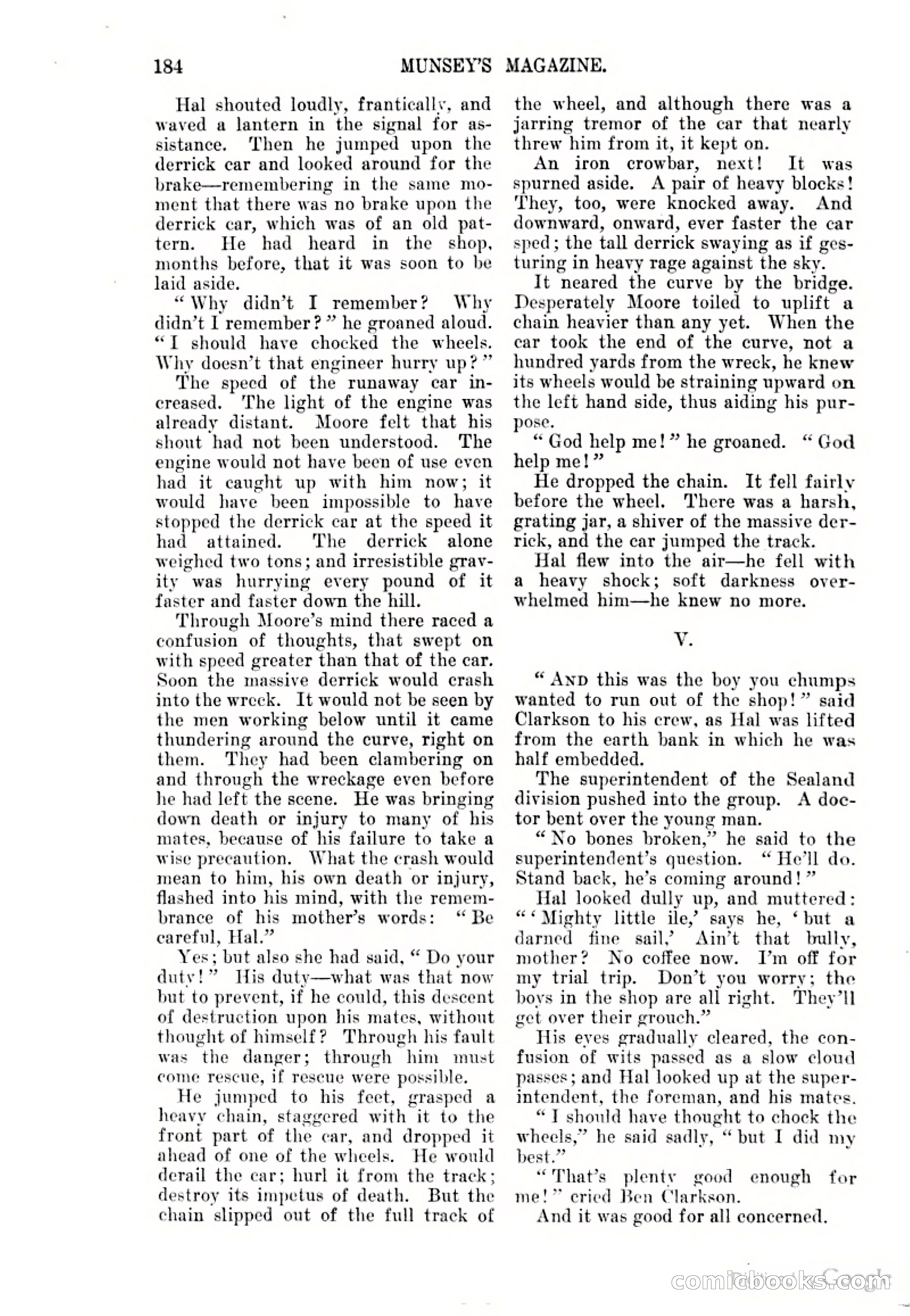 Munsey's Magazine Cover — page 188 of 400