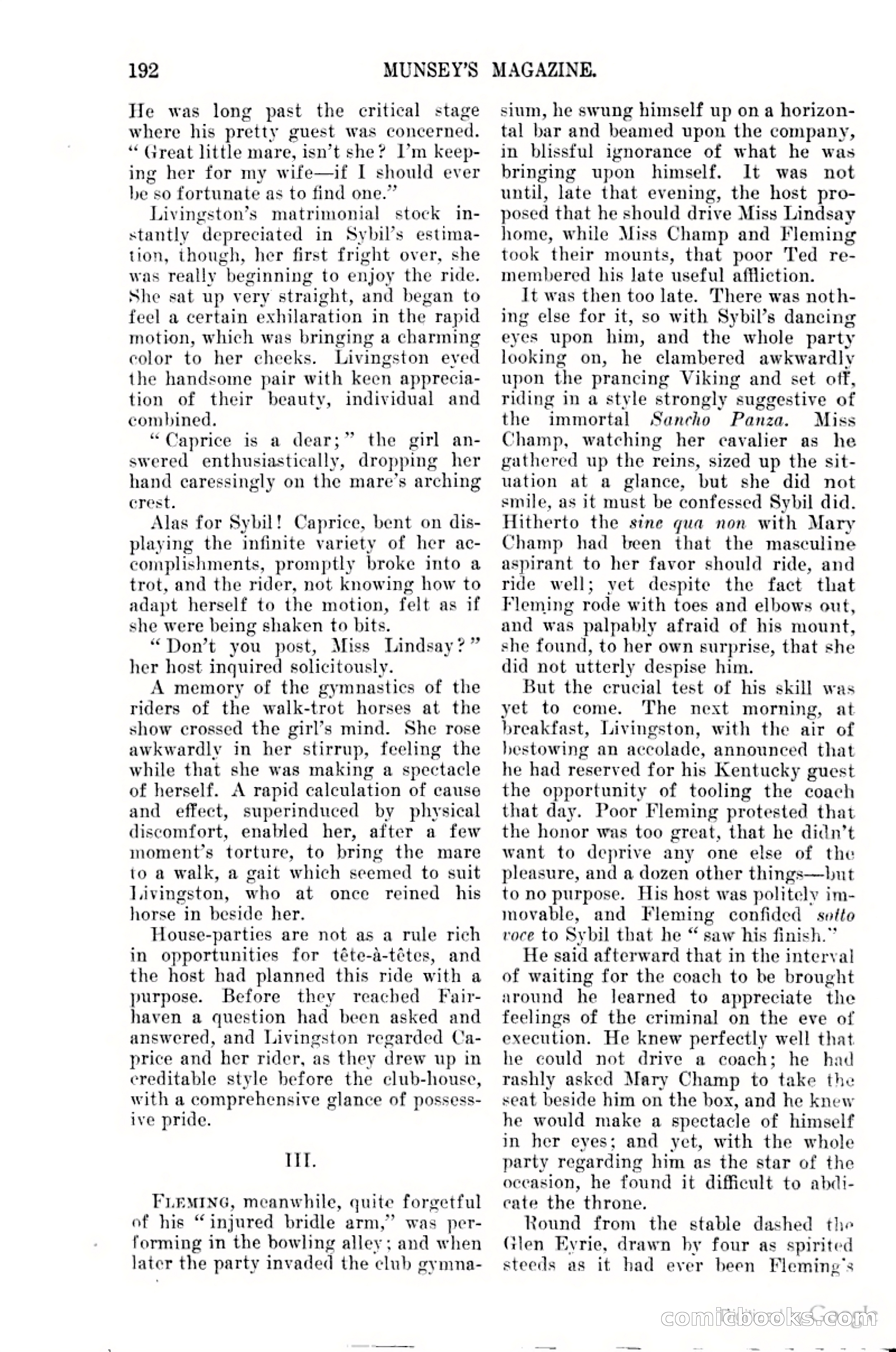 Munsey's Magazine Cover — page 196 of 400