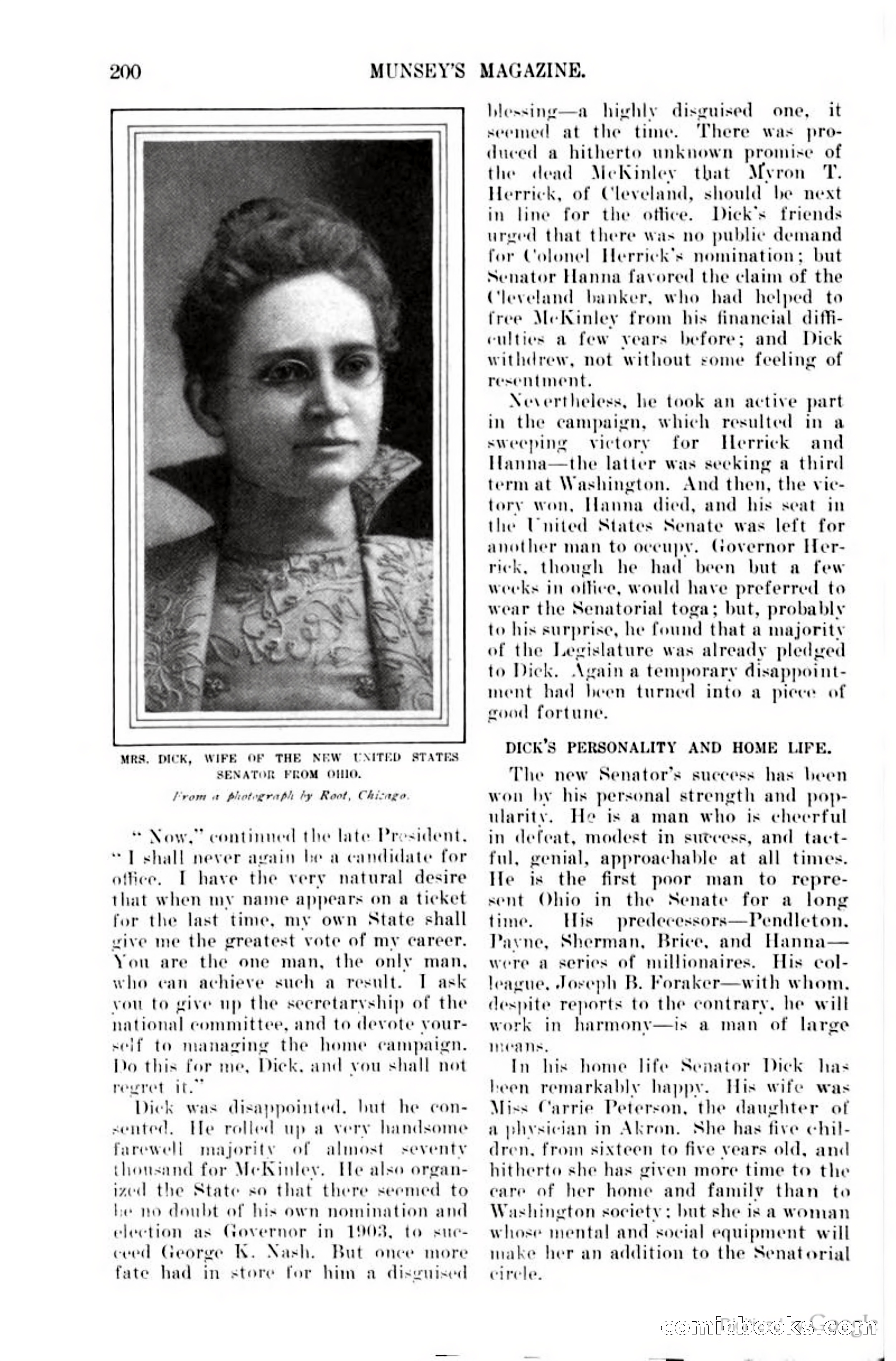 Munsey's Magazine Cover — page 204 of 400