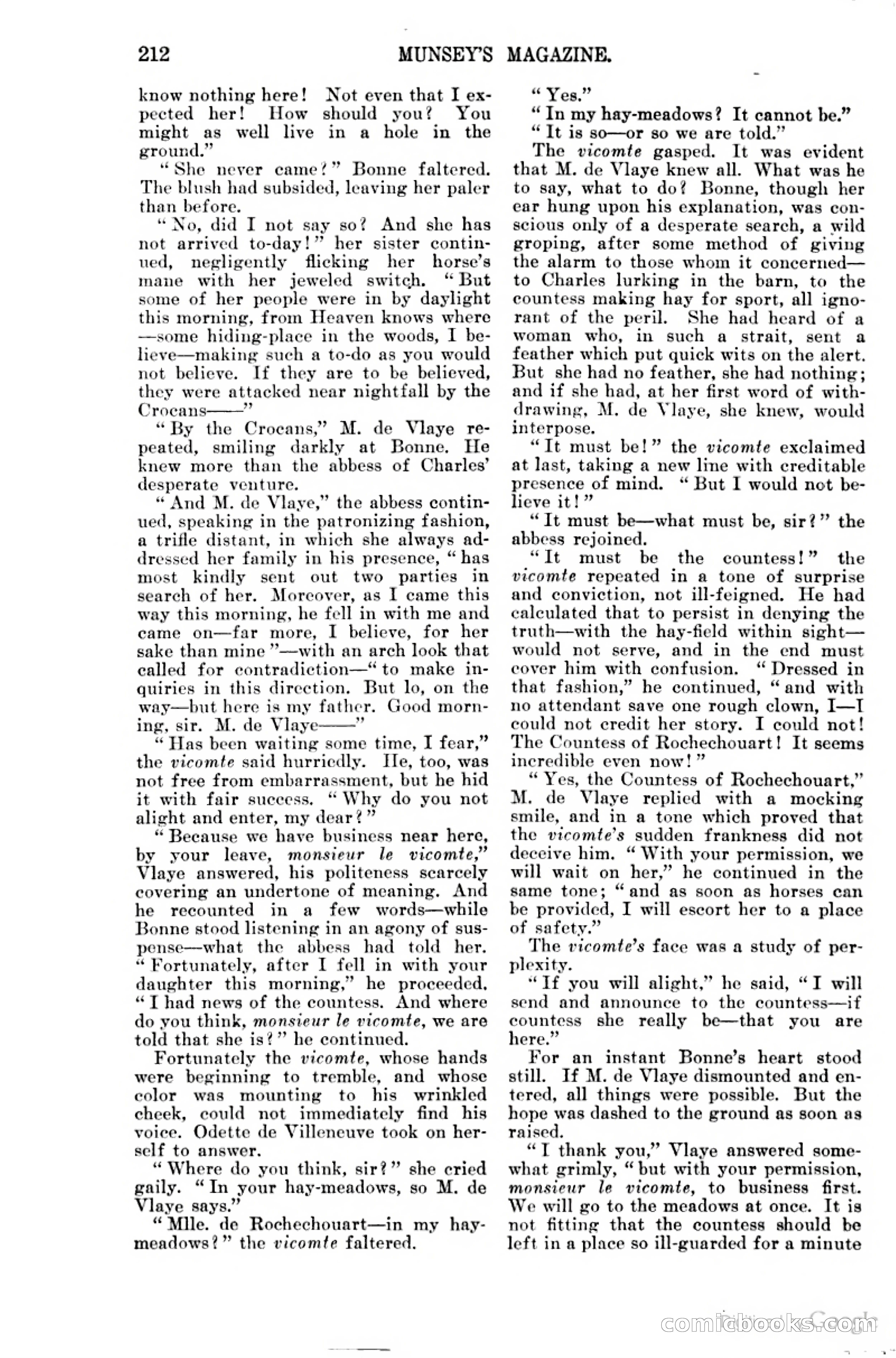 Munsey's Magazine Cover — page 216 of 400