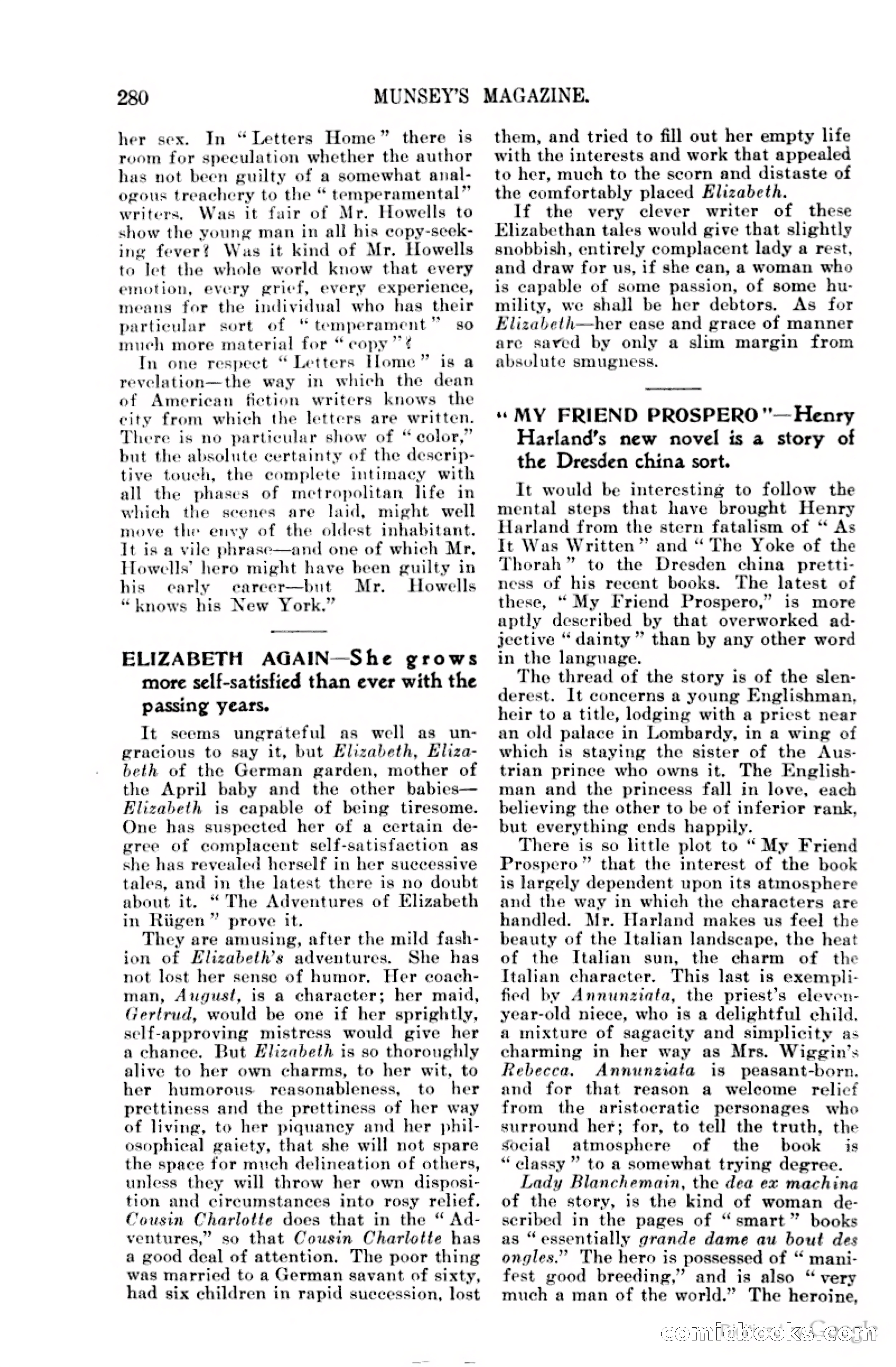 Munsey's Magazine Cover — page 284 of 400