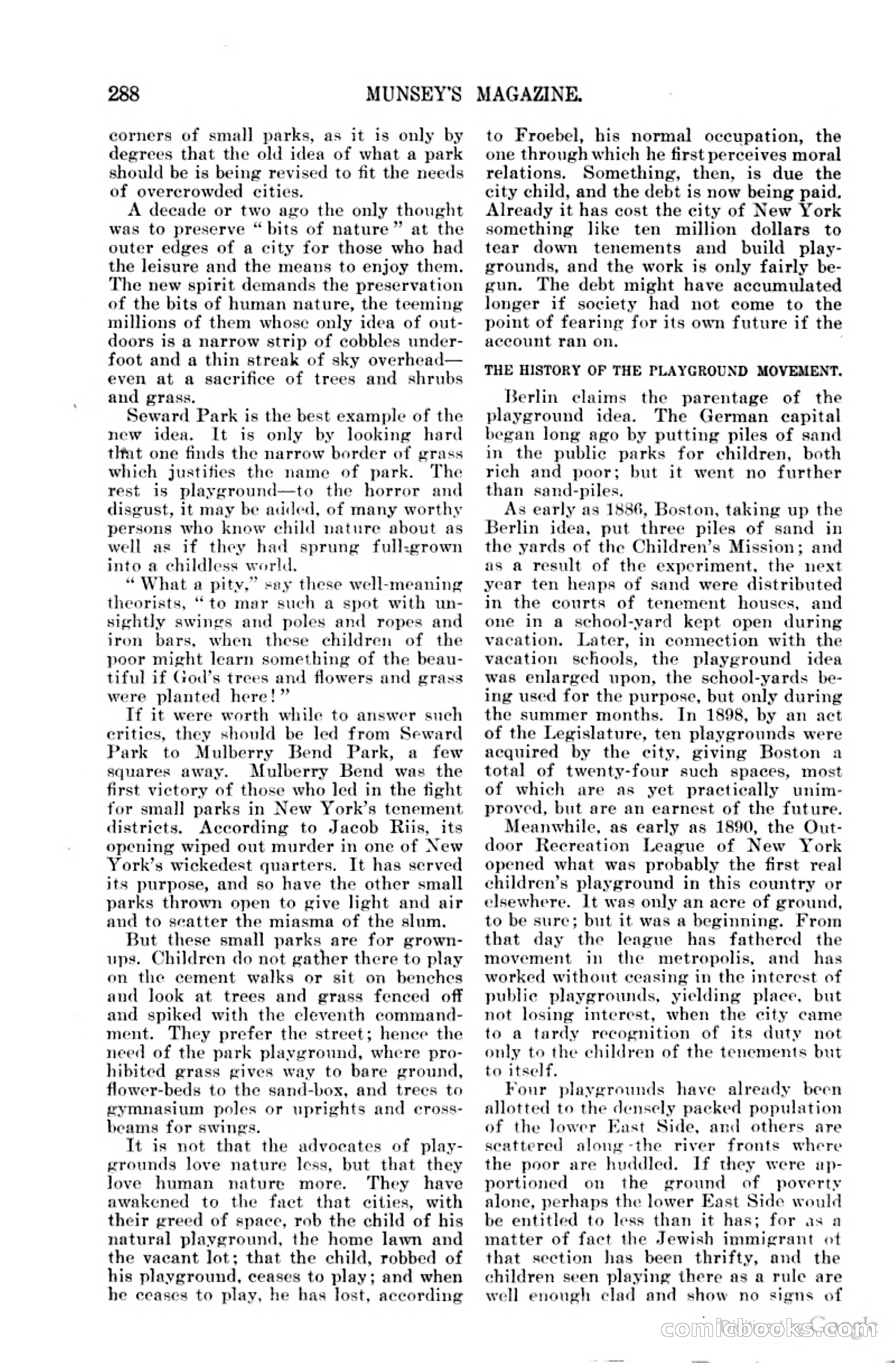 Munsey's Magazine Cover — page 292 of 400