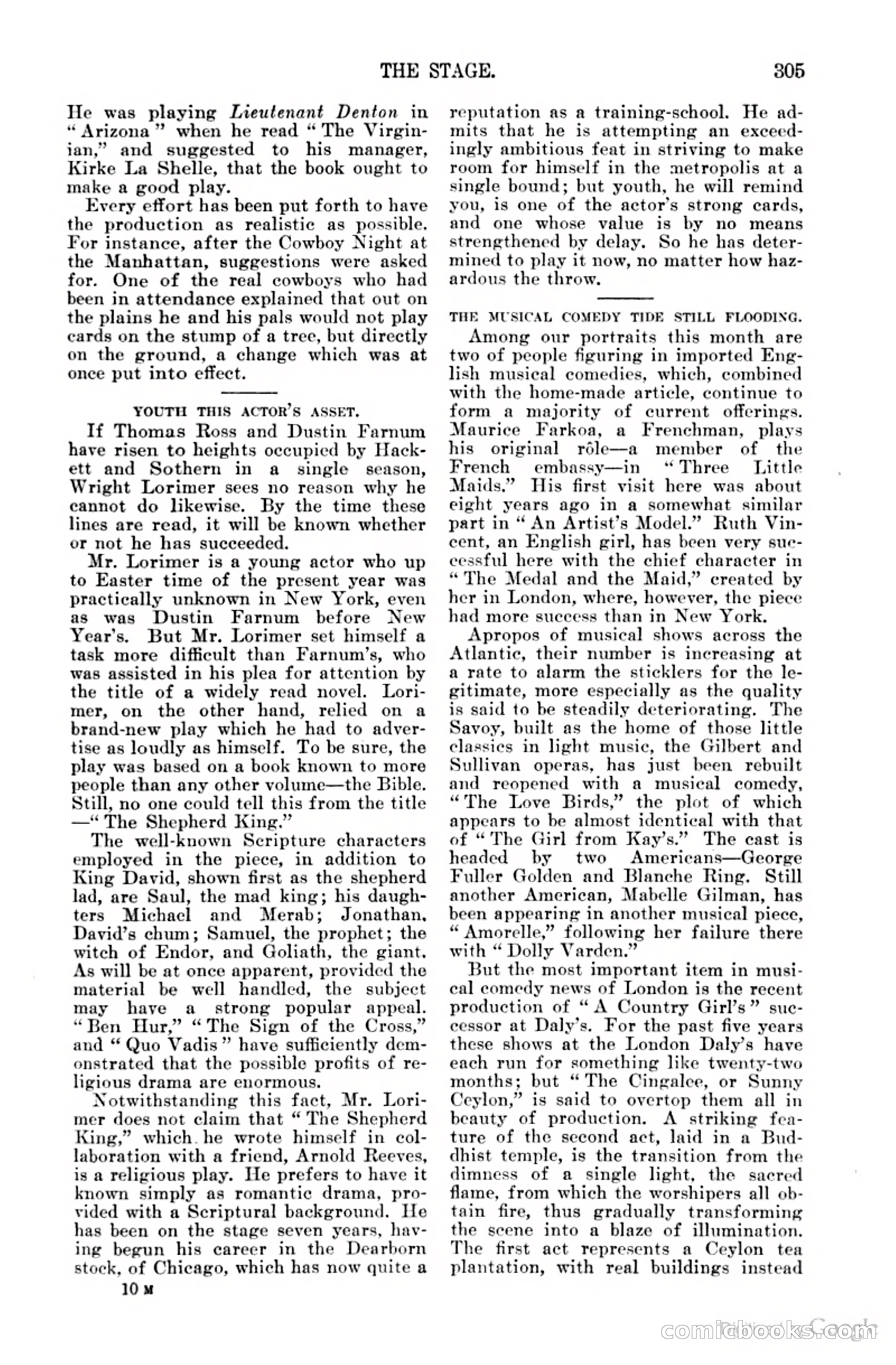 Munsey's Magazine Cover — page 309 of 400