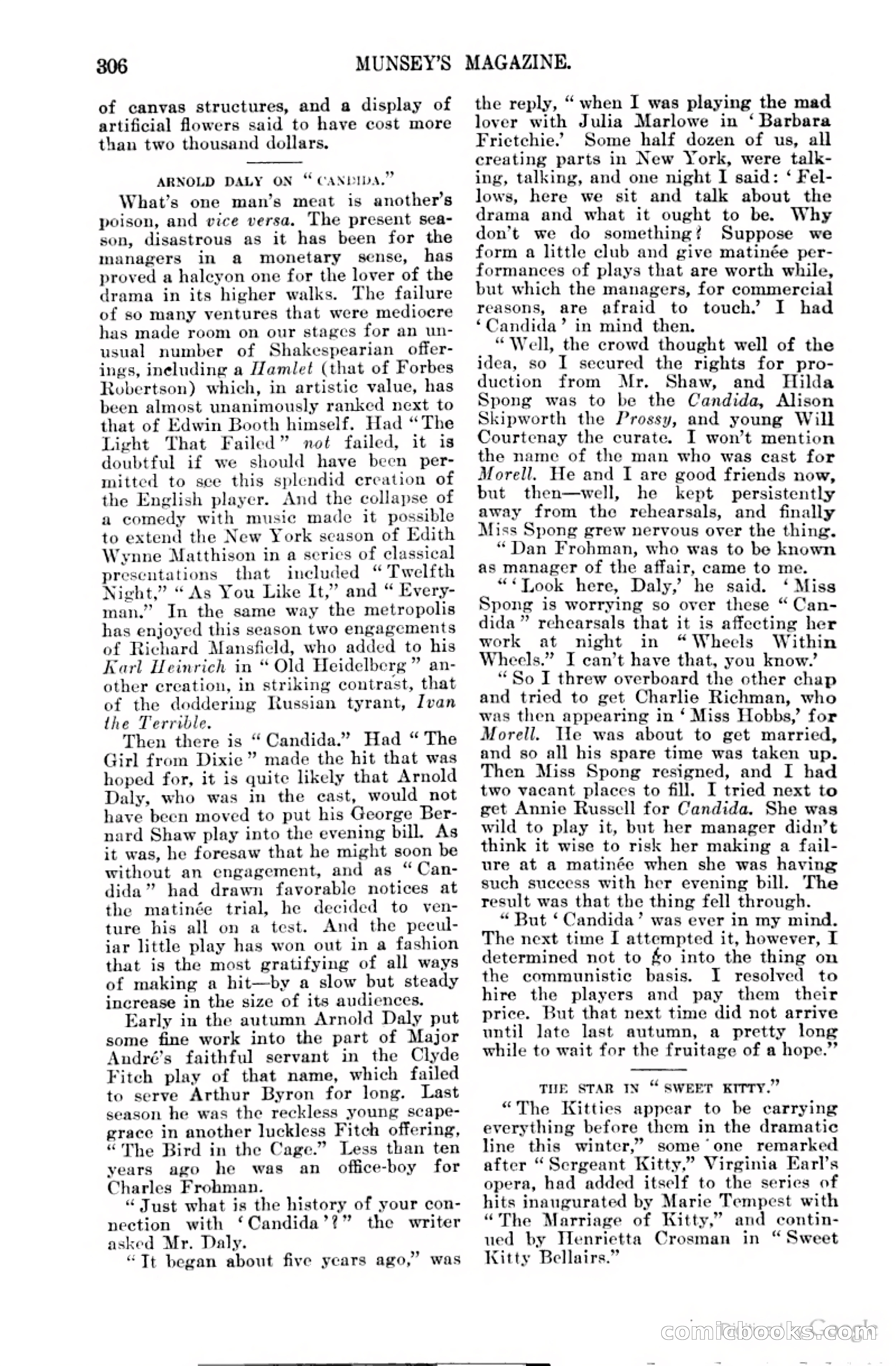 Munsey's Magazine Cover — page 310 of 400
