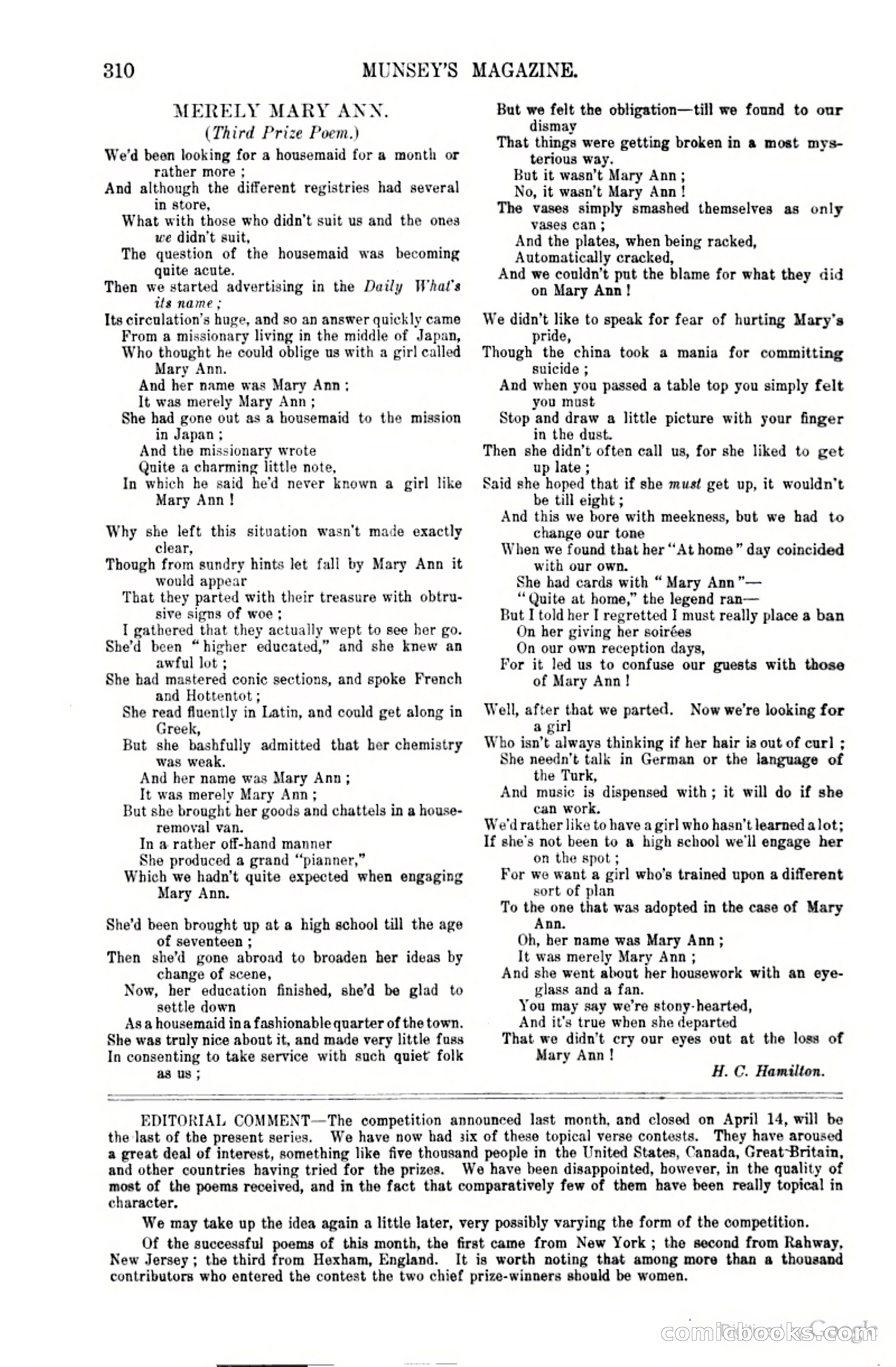 Munsey's Magazine Cover — page 314 of 400