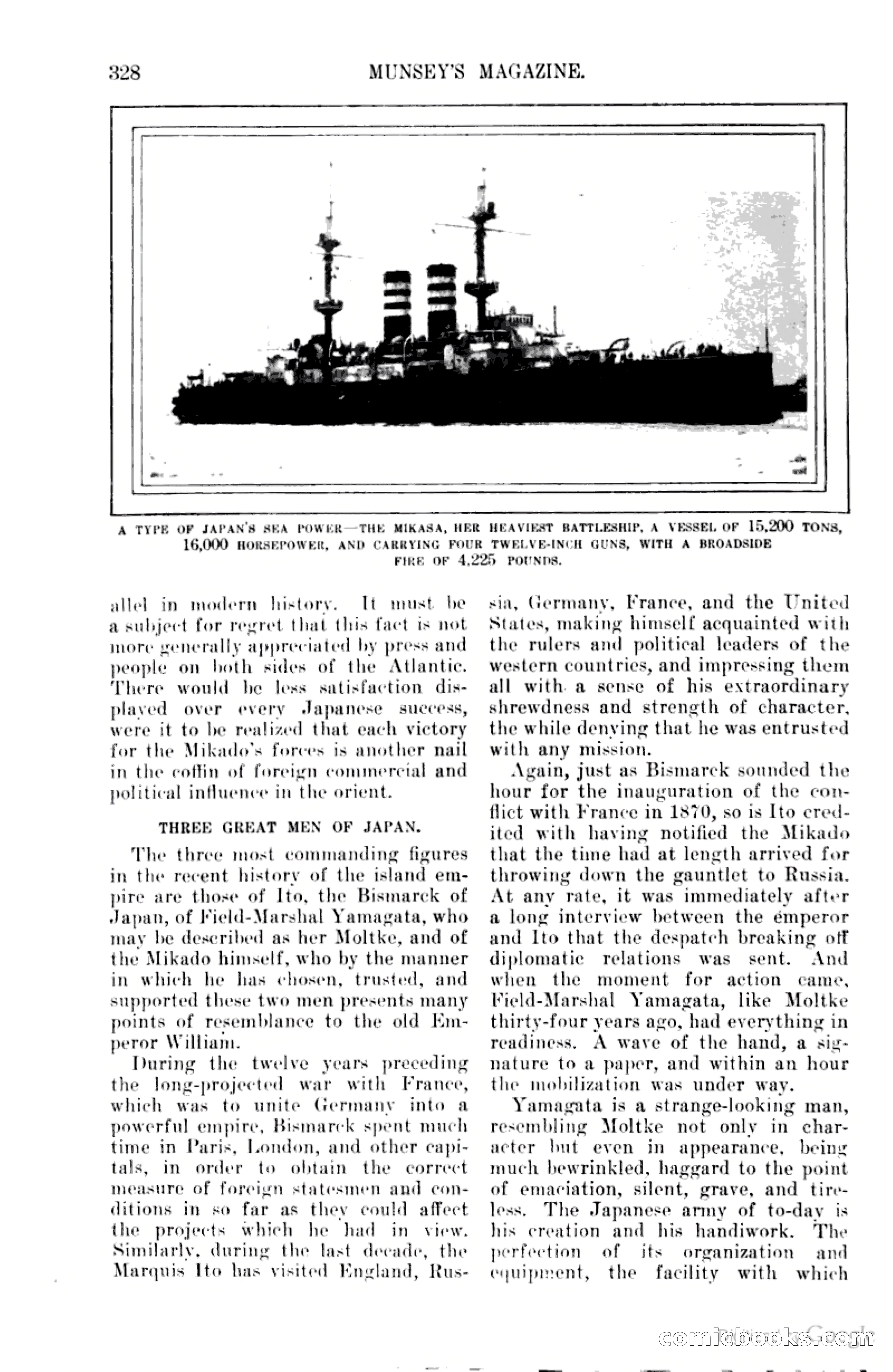 Munsey's Magazine Cover — page 332 of 400