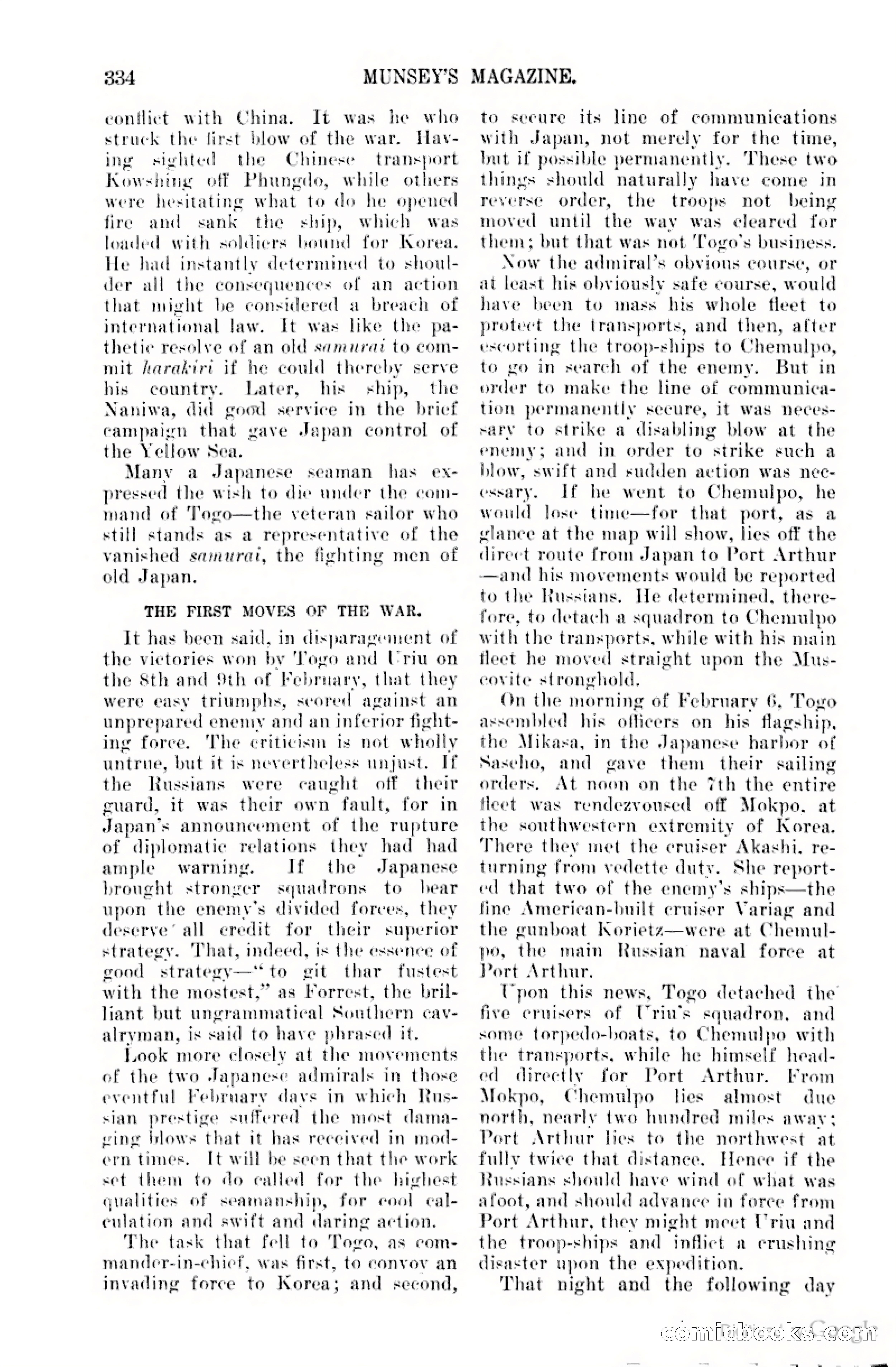 Munsey's Magazine Cover — page 338 of 400