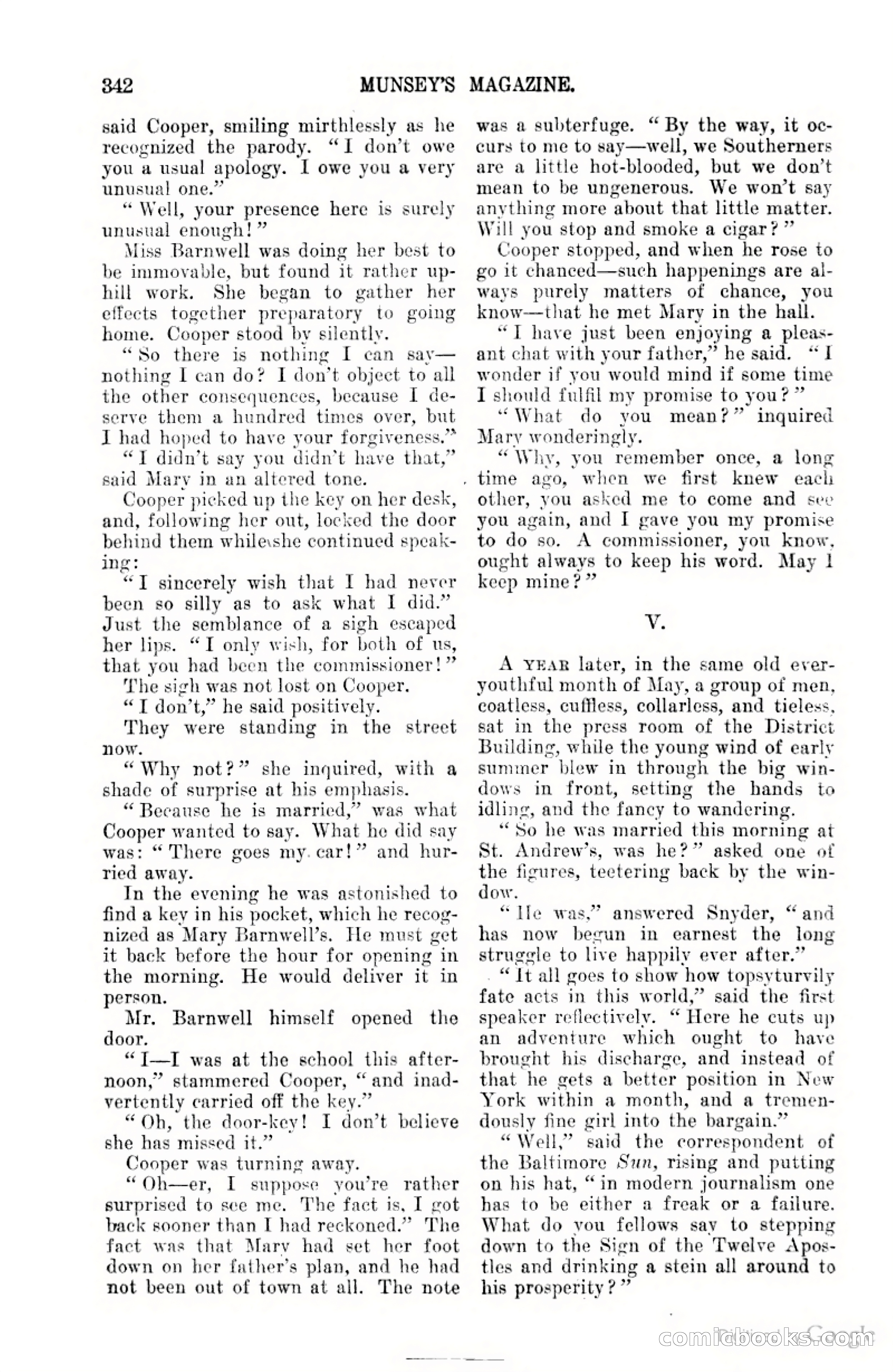 Munsey's Magazine Cover — page 346 of 400