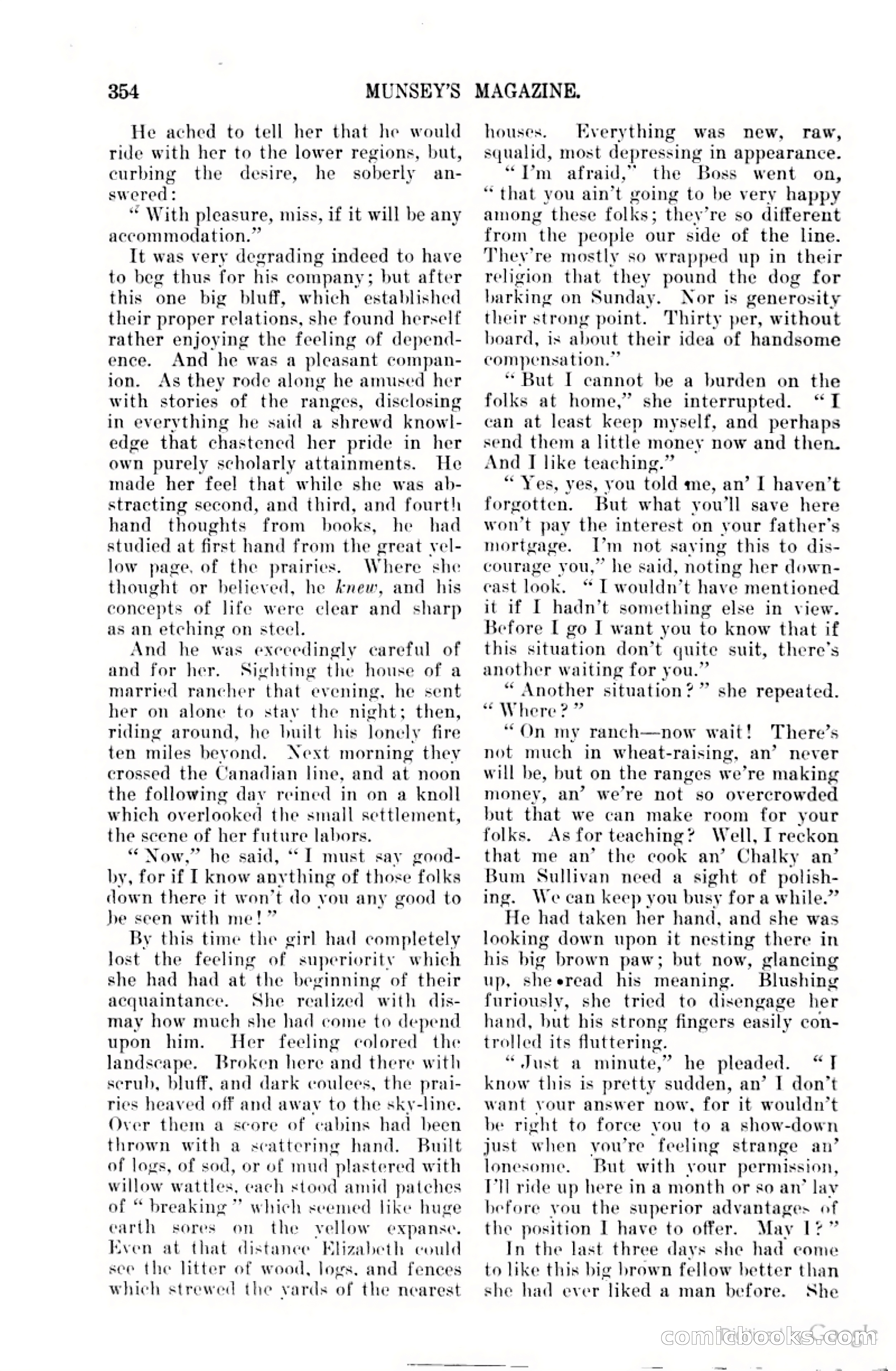 Munsey's Magazine Cover — page 358 of 400