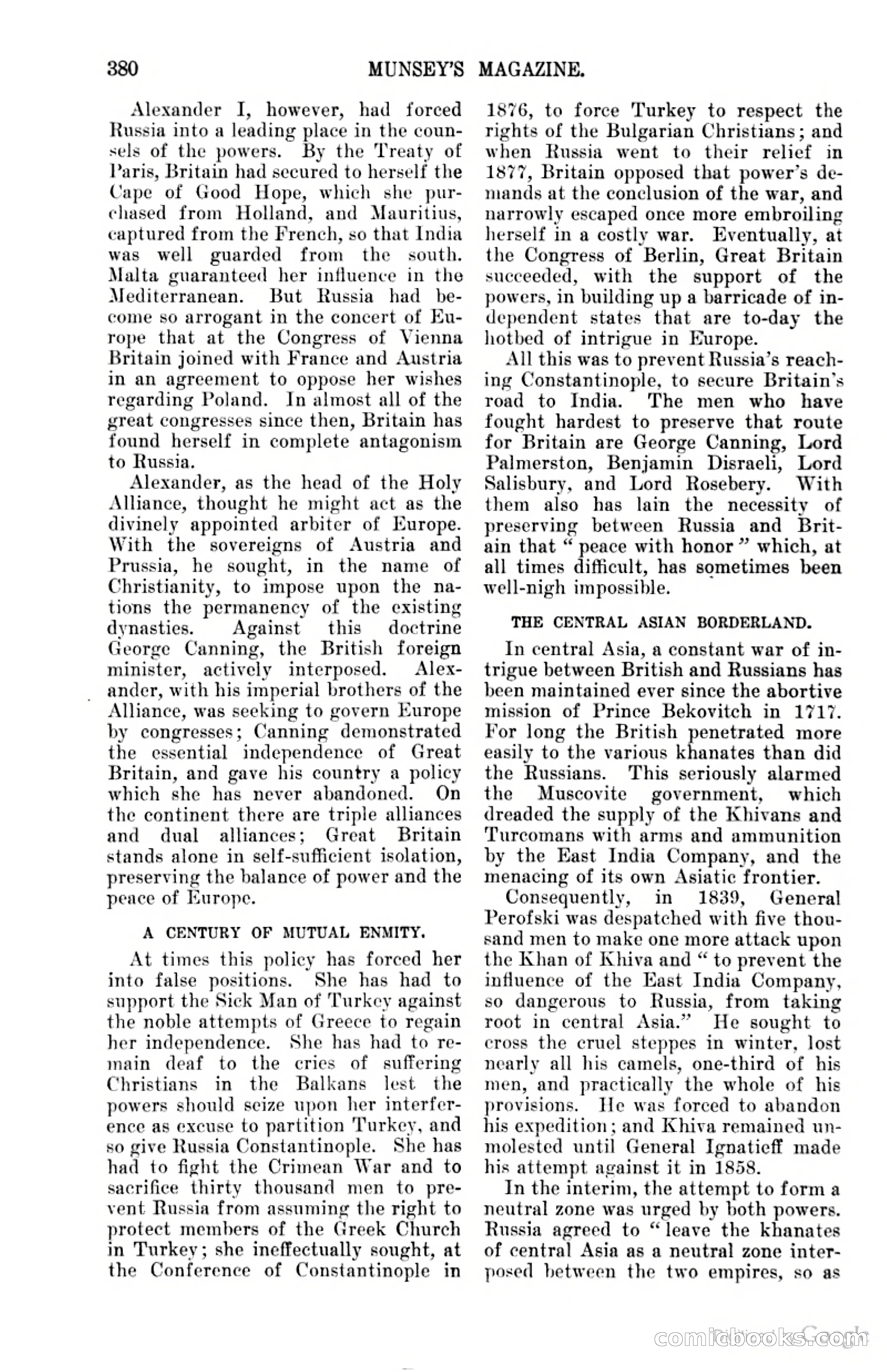 Munsey's Magazine Cover — page 384 of 400