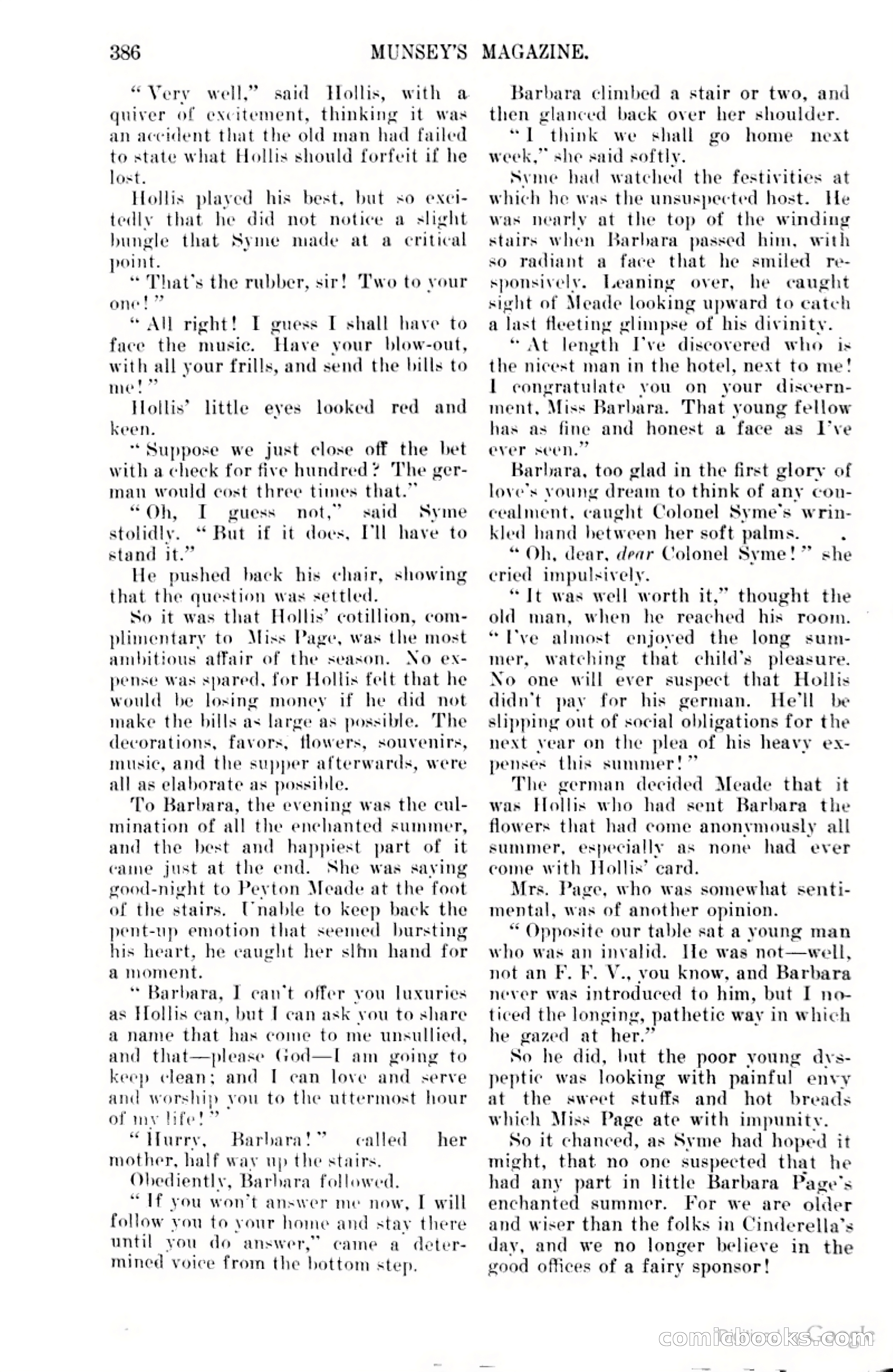 Munsey's Magazine Cover — page 390 of 400