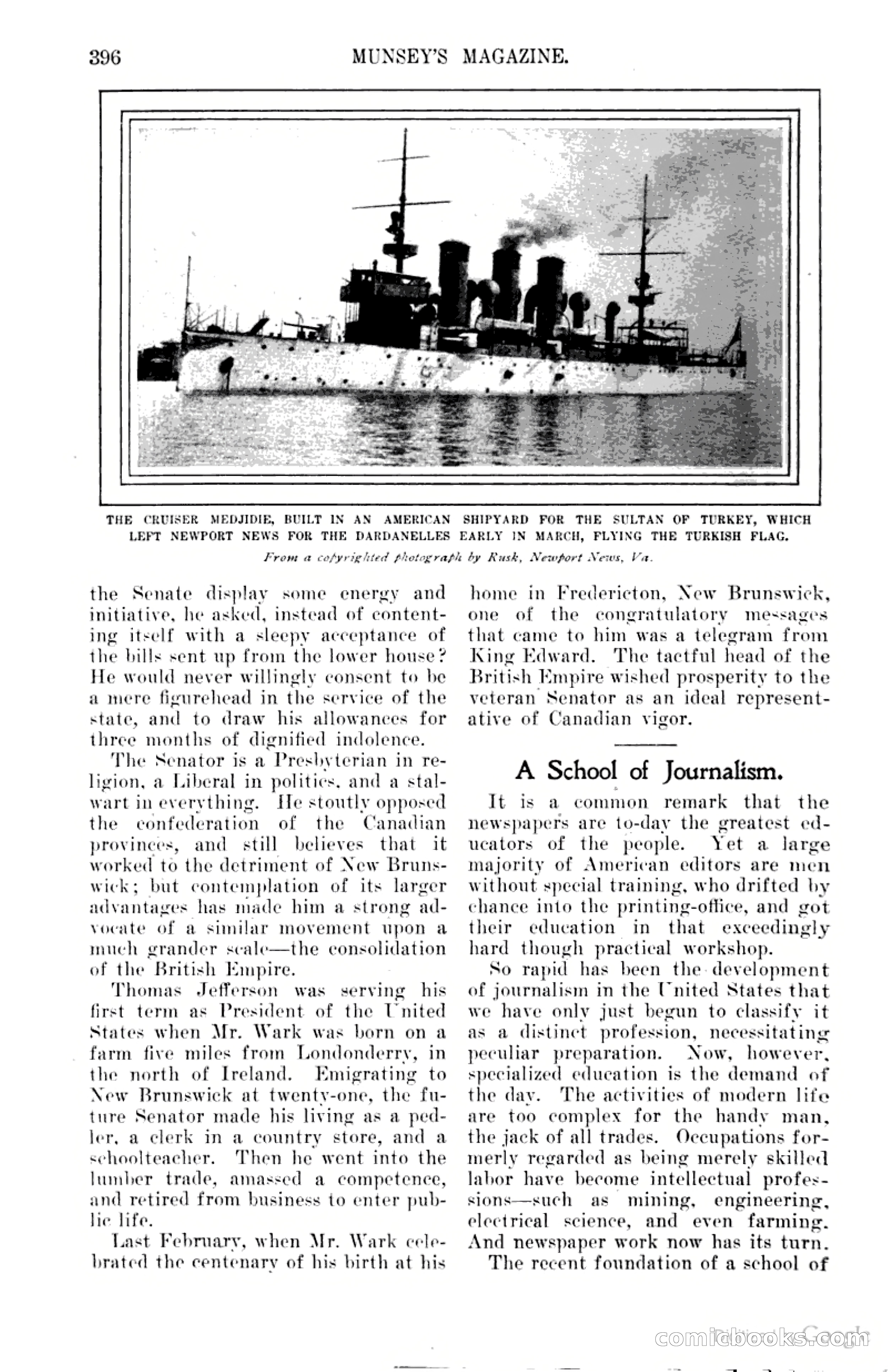Munsey's Magazine Cover — page 400 of 400