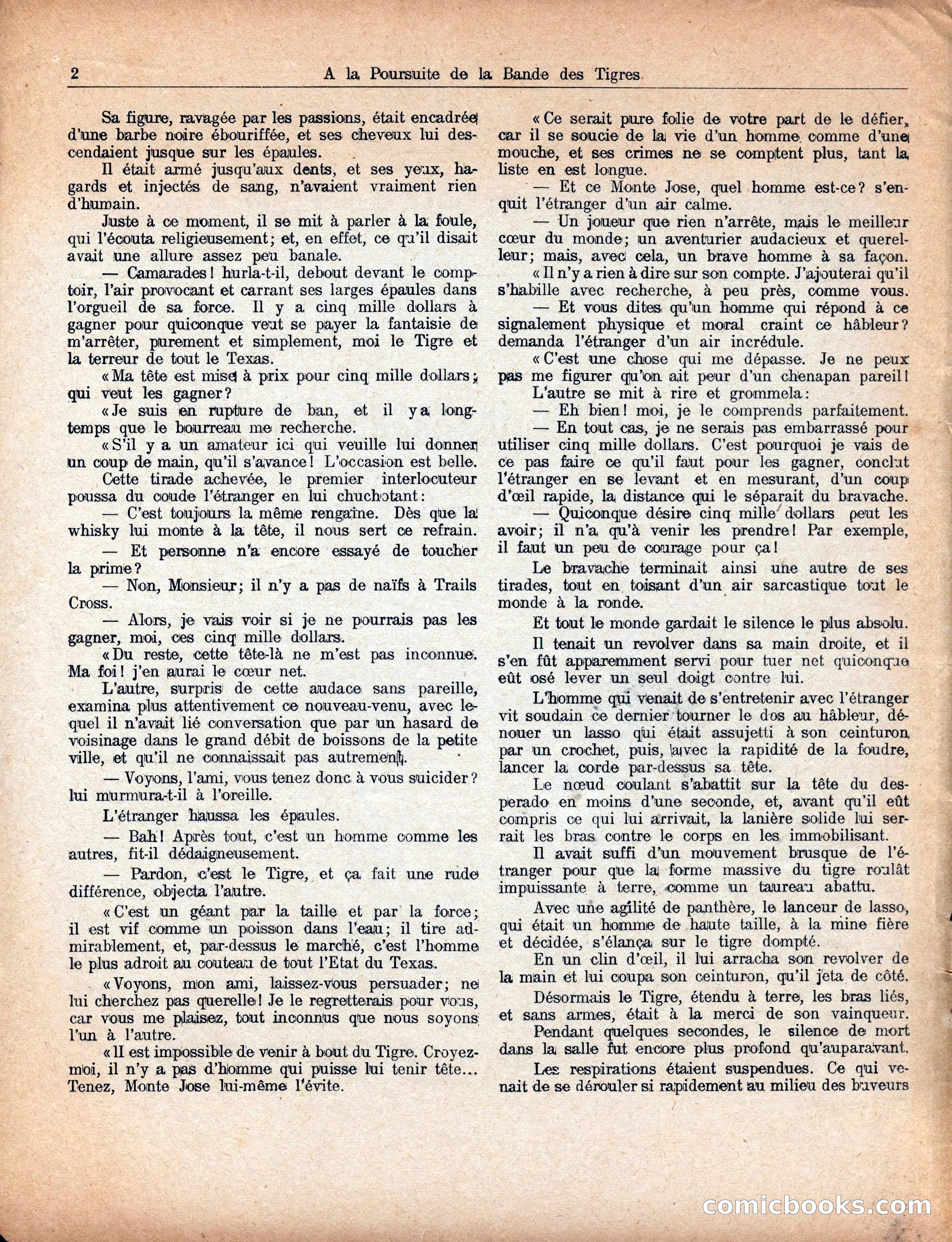 Buffalo Bill's Trail of the Man Tigers — page 6 of 40