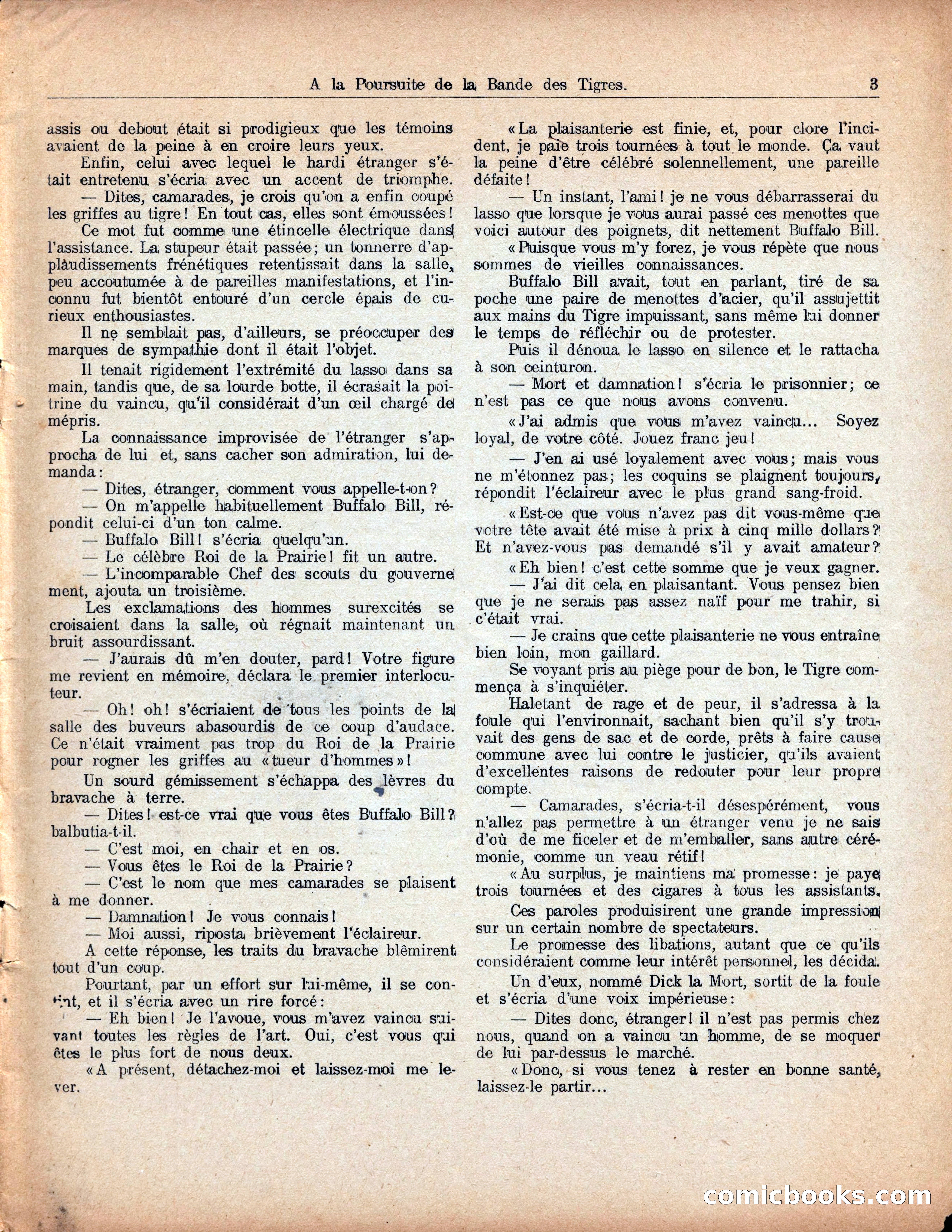 Buffalo Bill's Trail of the Man Tigers — page 7 of 40