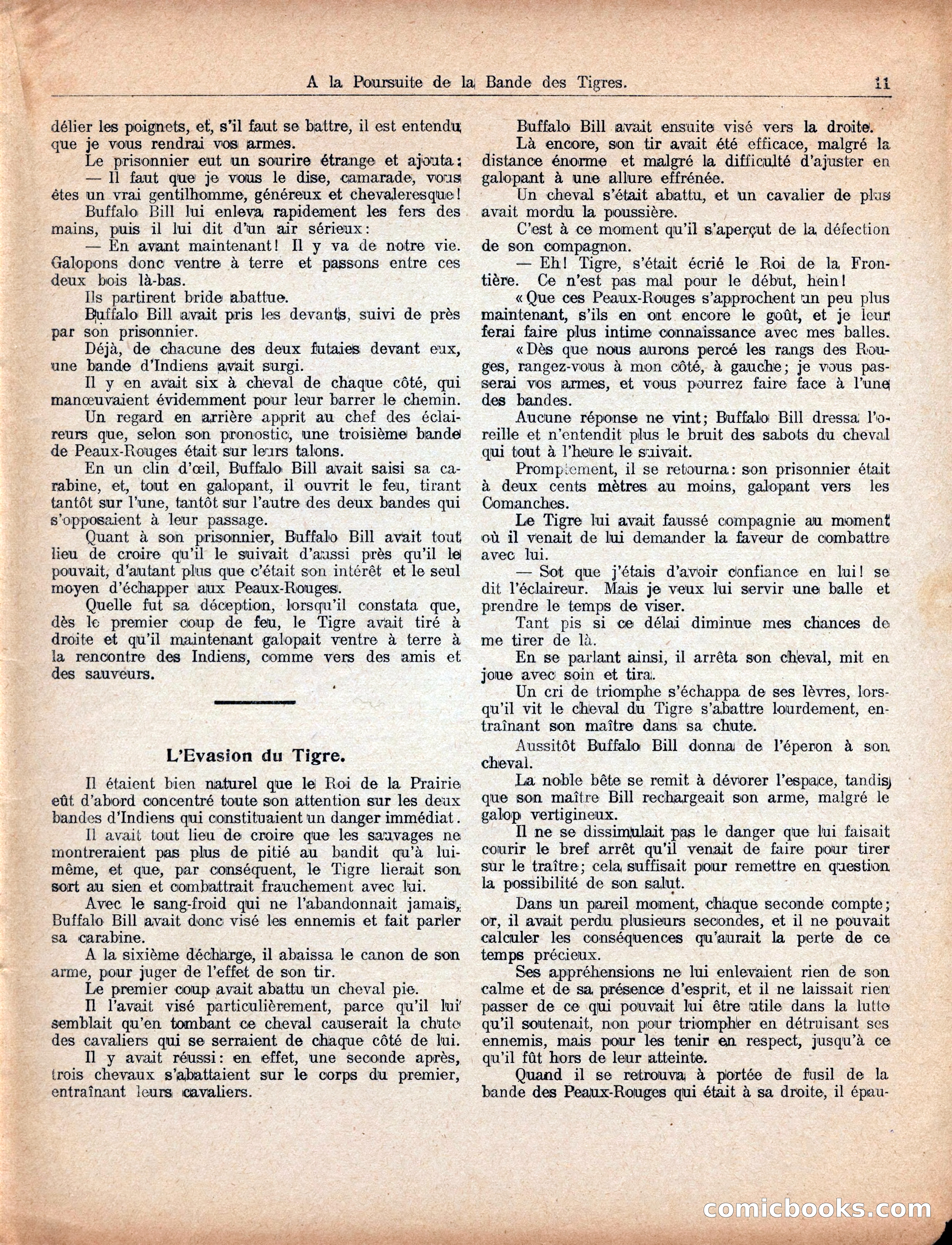 Buffalo Bill's Trail of the Man Tigers — page 15 of 40