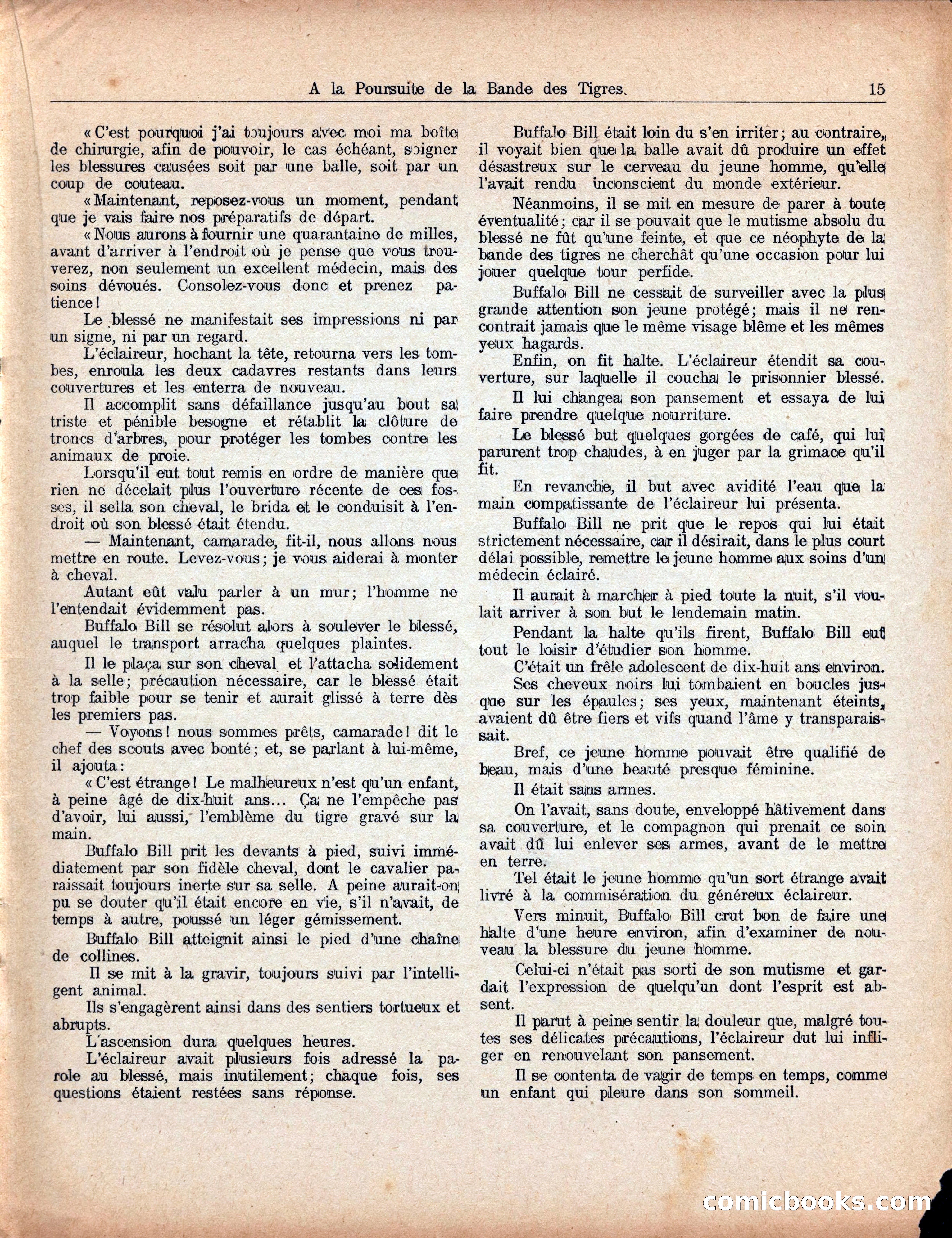Buffalo Bill's Trail of the Man Tigers — page 19 of 40