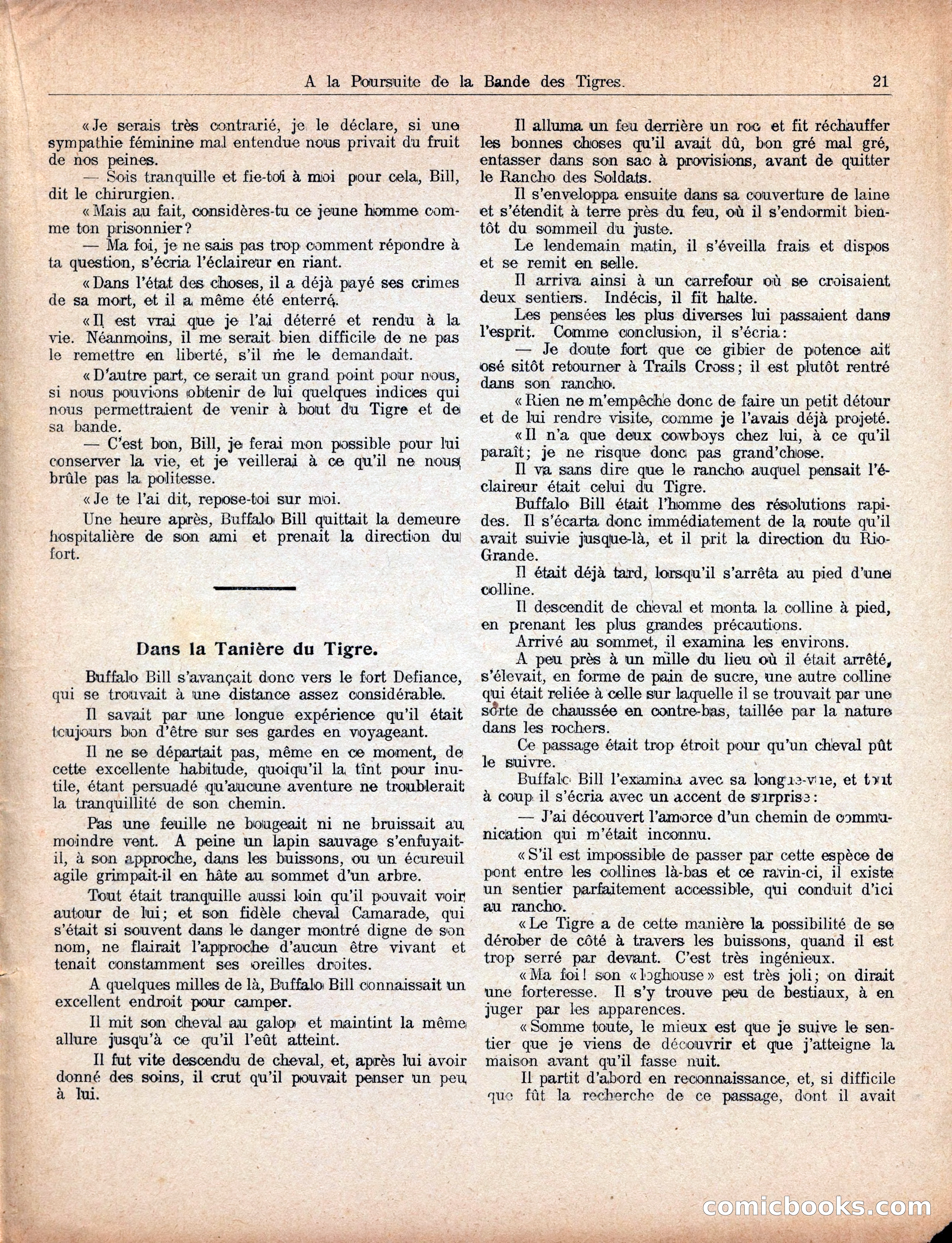 Buffalo Bill's Trail of the Man Tigers — page 25 of 40