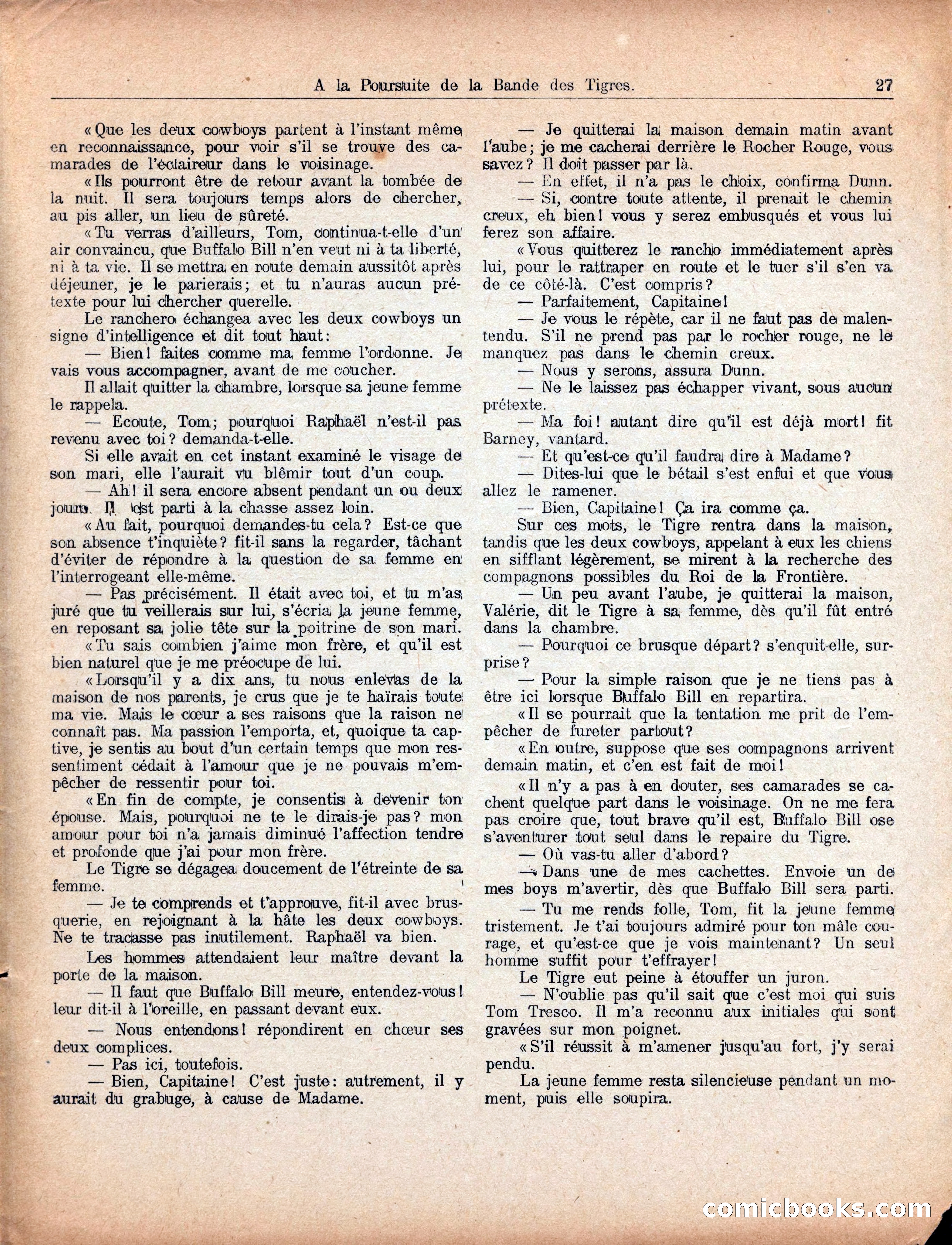 Buffalo Bill's Trail of the Man Tigers — page 31 of 40