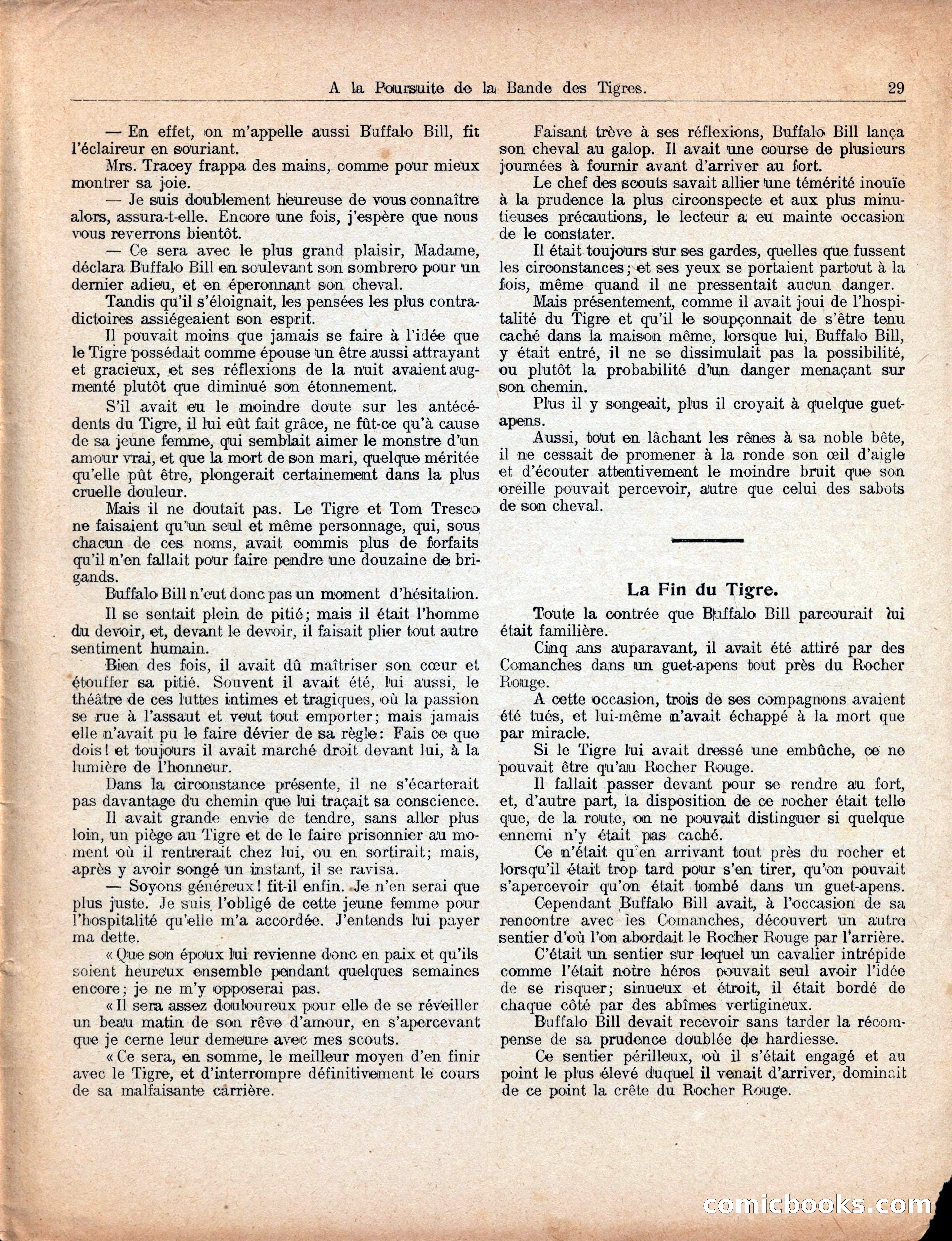 Buffalo Bill's Trail of the Man Tigers — page 33 of 40