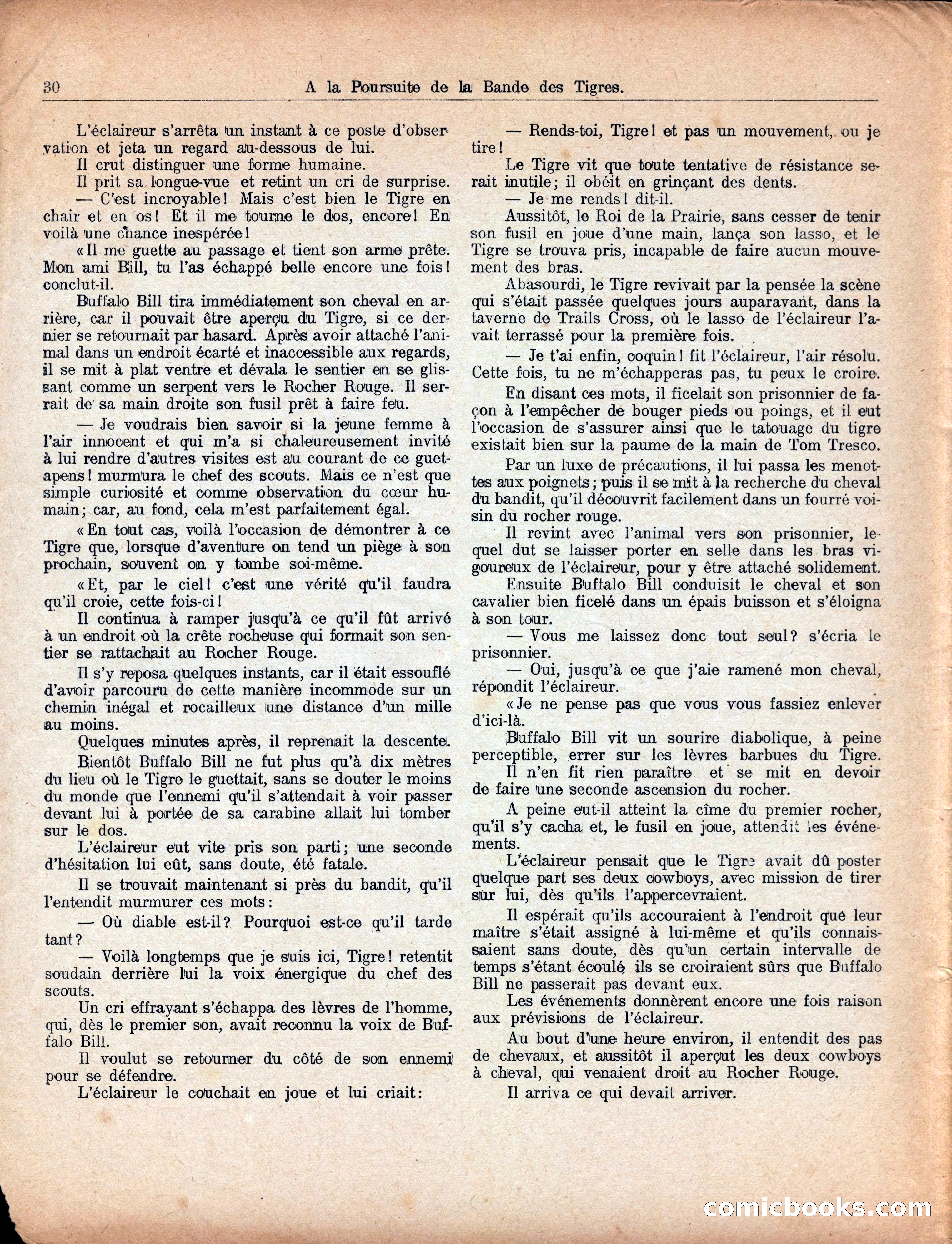 Buffalo Bill's Trail of the Man Tigers — page 34 of 40