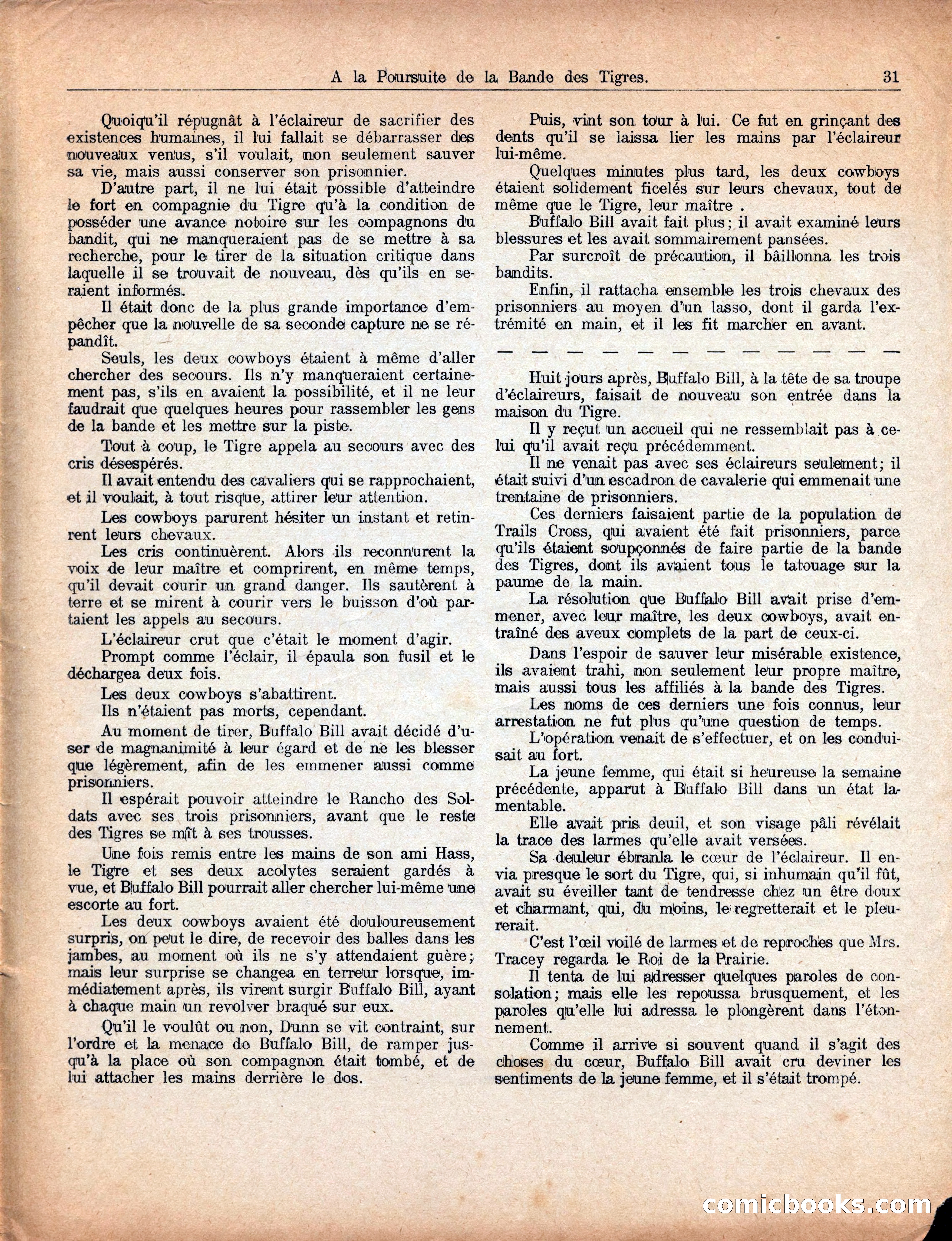 Buffalo Bill's Trail of the Man Tigers — page 35 of 40