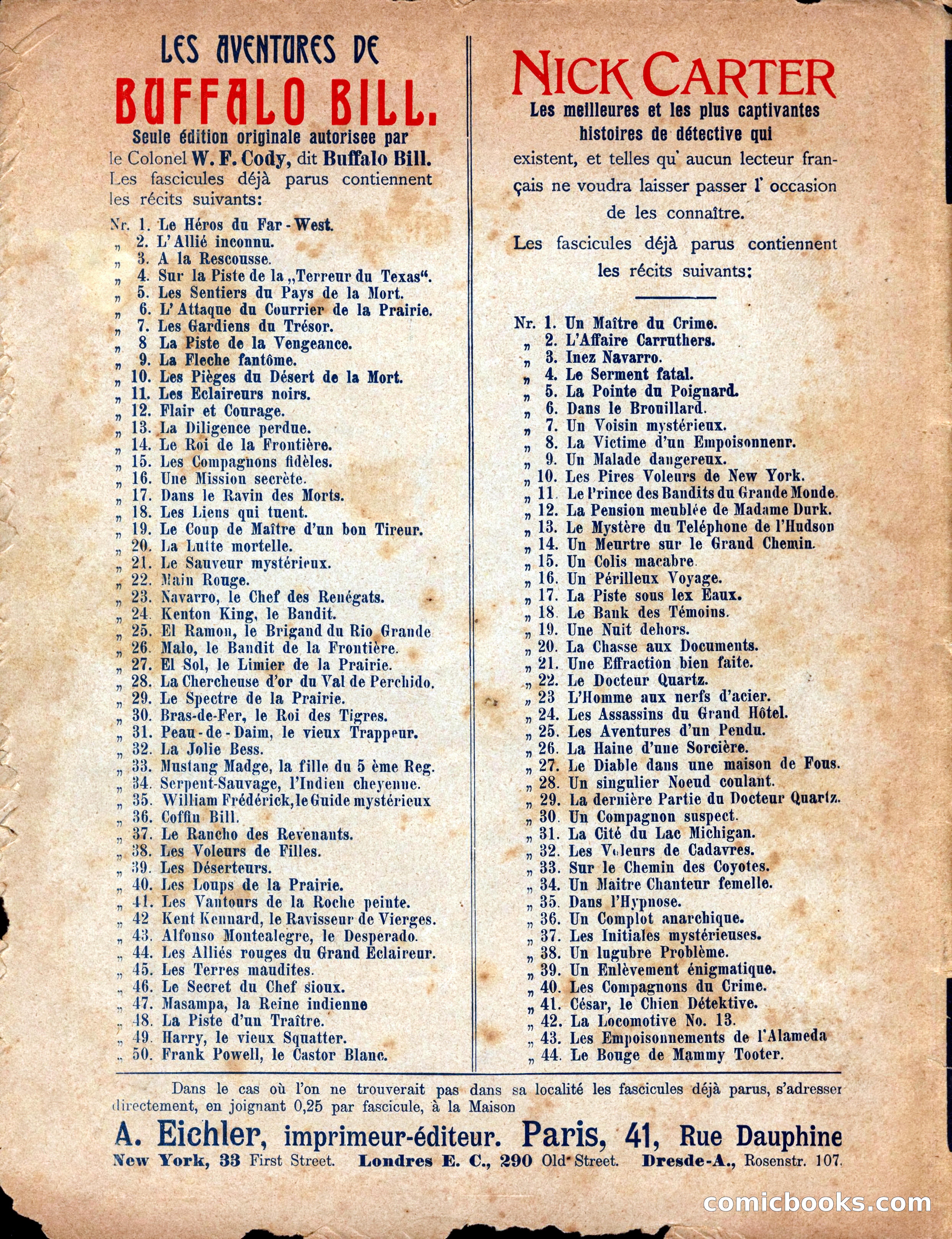 Buffalo Bill's Trail of the Man Tigers — page 40 of 40