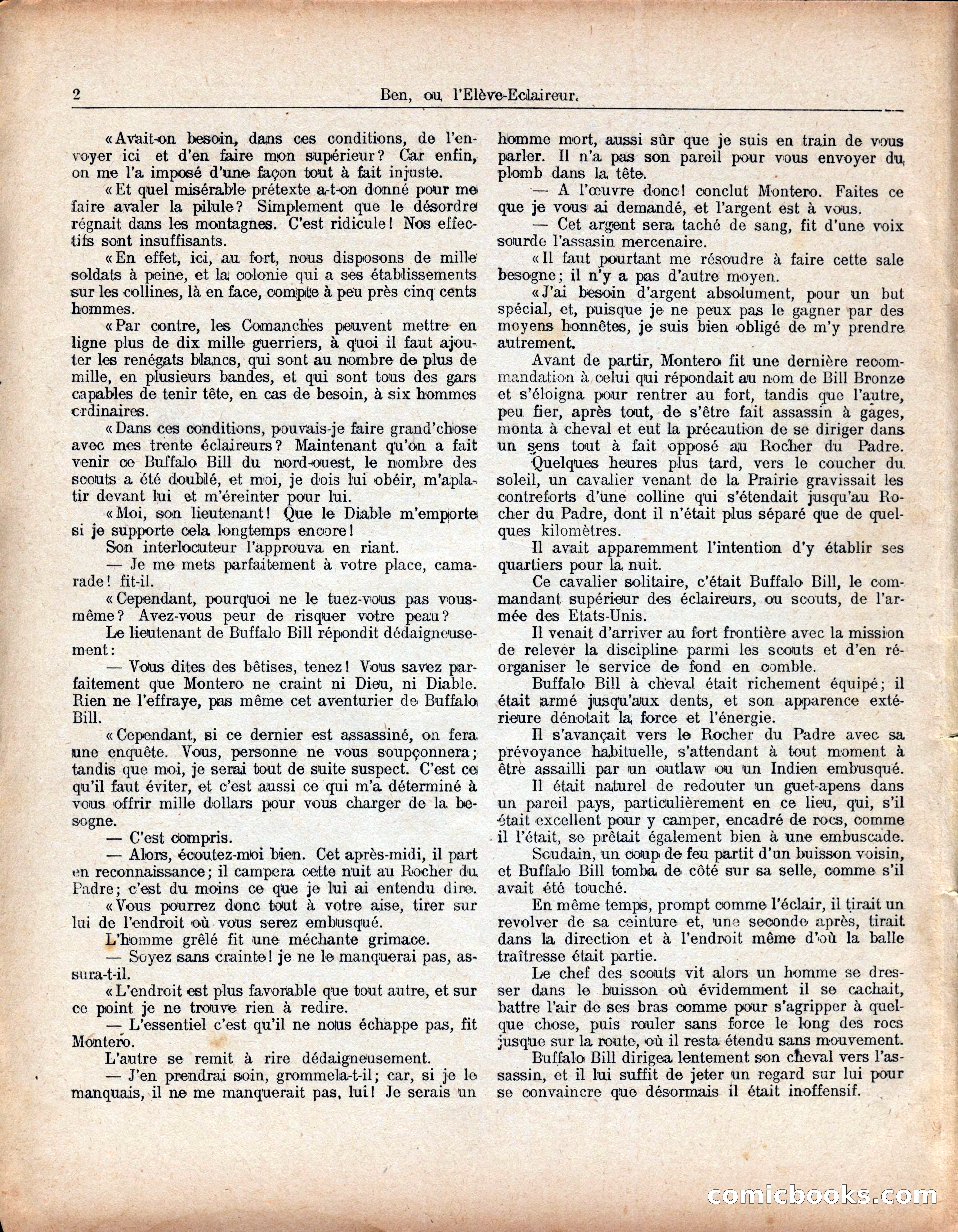 Buffalo Bill No. 52: Ben, ou l'Élève-Éclaireur — page 6 of 40